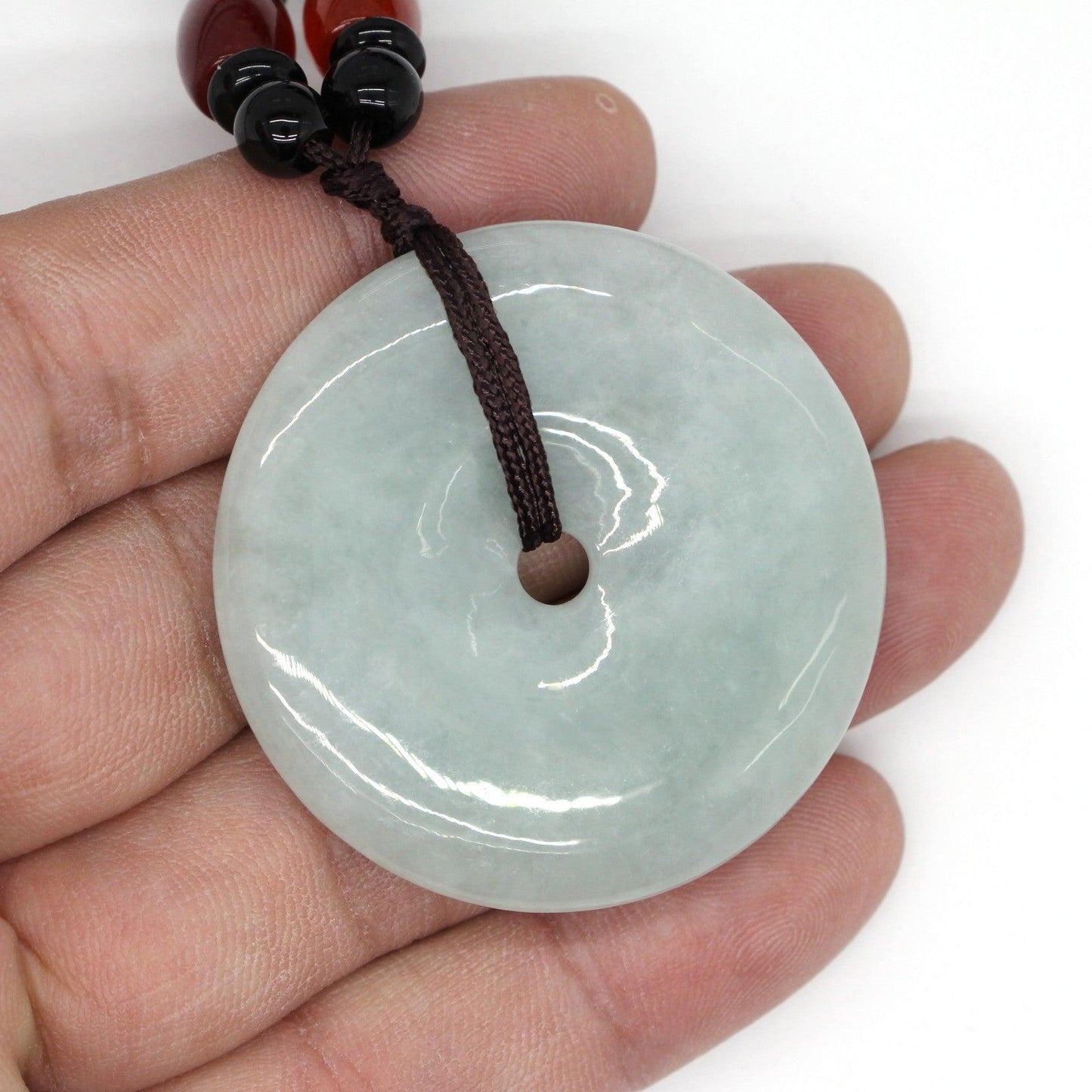 Type A Jadeite Jade Pendants Disc Series - Jade-collector.com