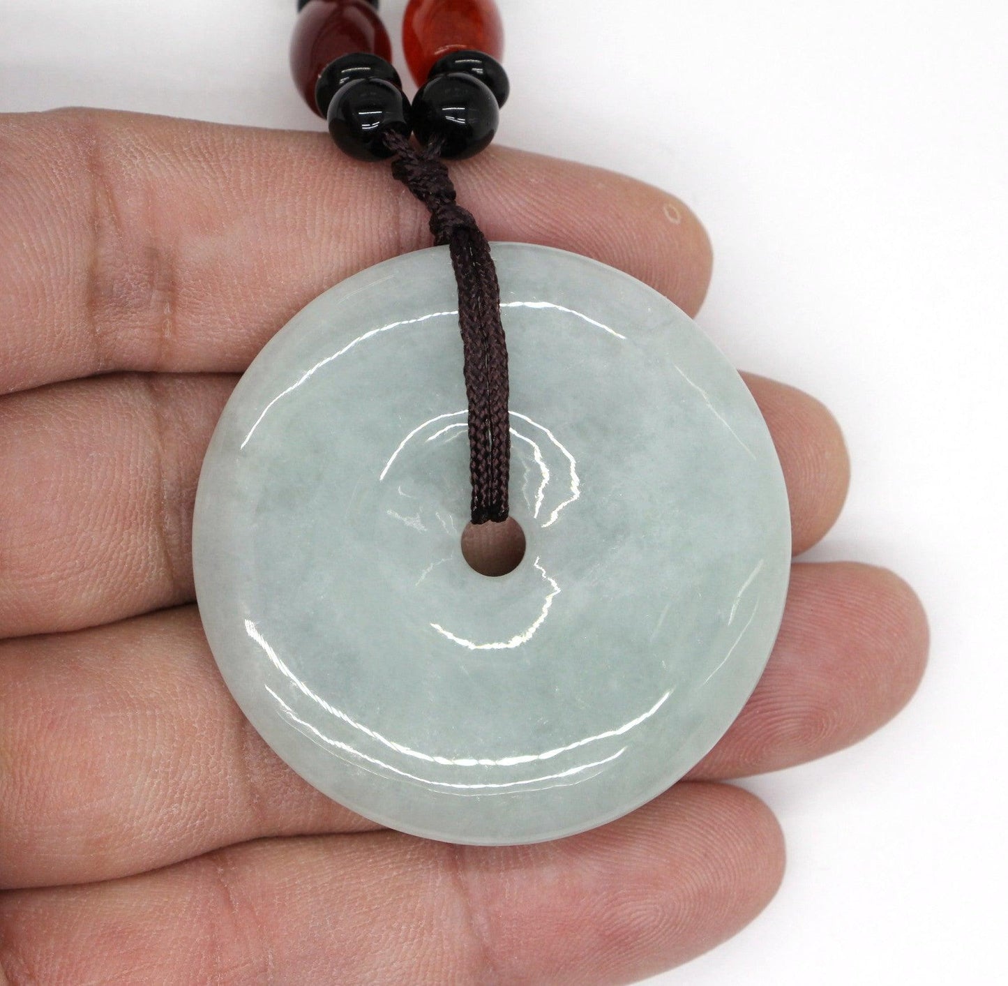 Type A Jadeite Jade Pendants Disc Series - Jade-collector.com
