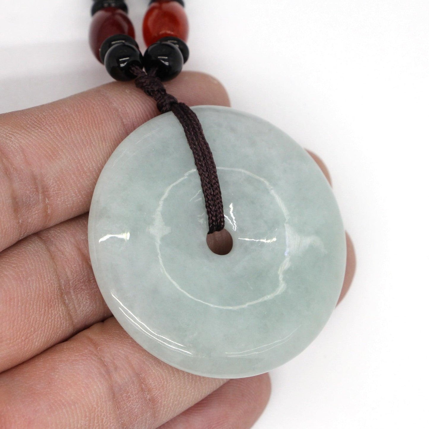 Type A Jadeite Jade Pendants Disc Series - Jade-collector.com