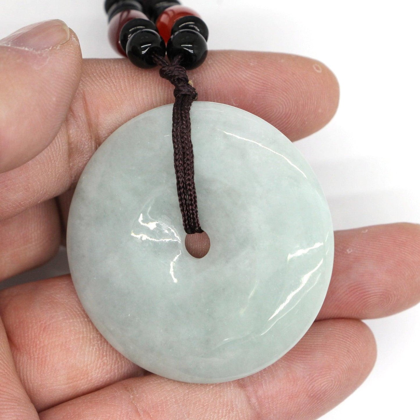 Type A Jadeite Jade Pendants Disc Series - Jade-collector.com