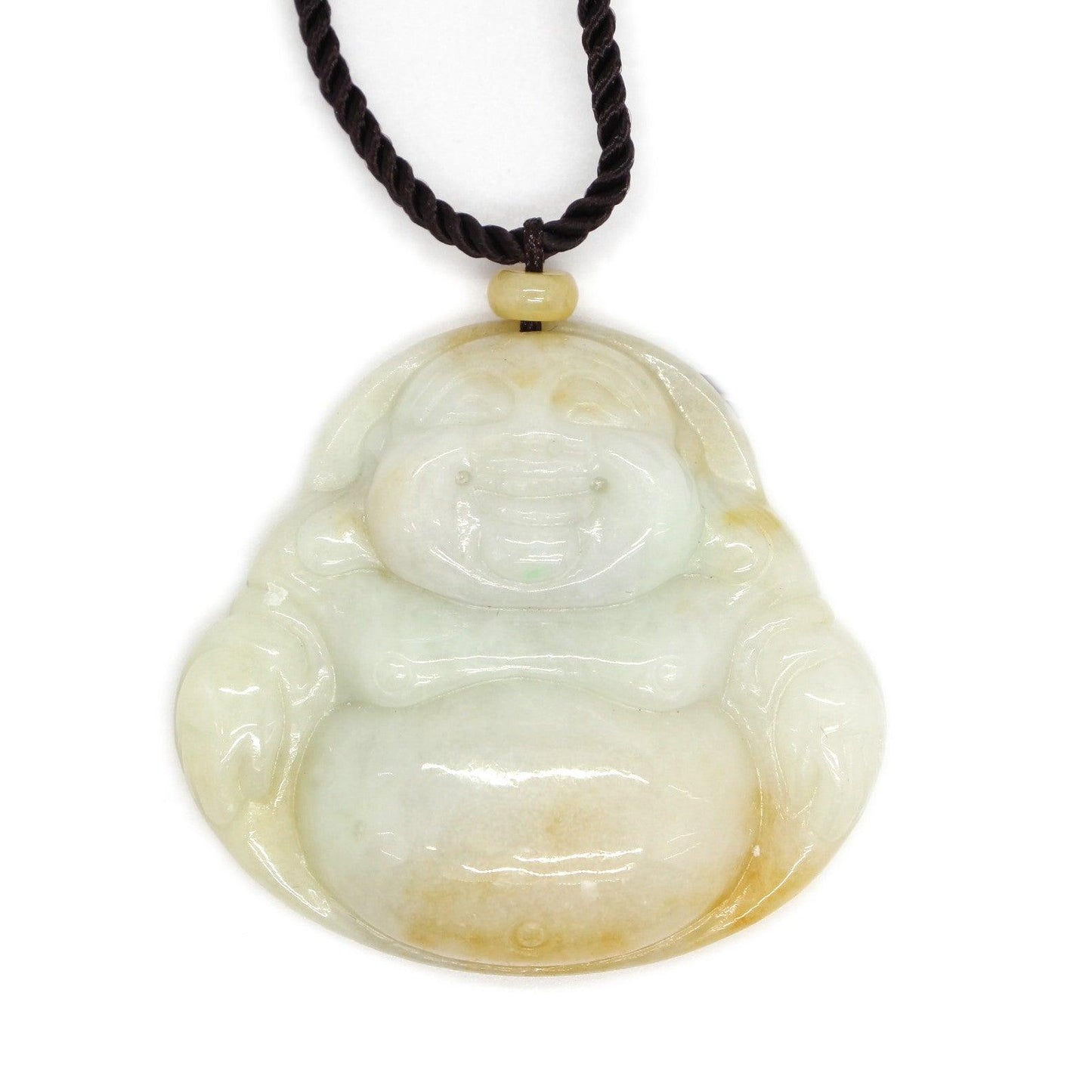 Type A Jadeite Jade Pendants Budai Series p4103s / - Jade-collector.com