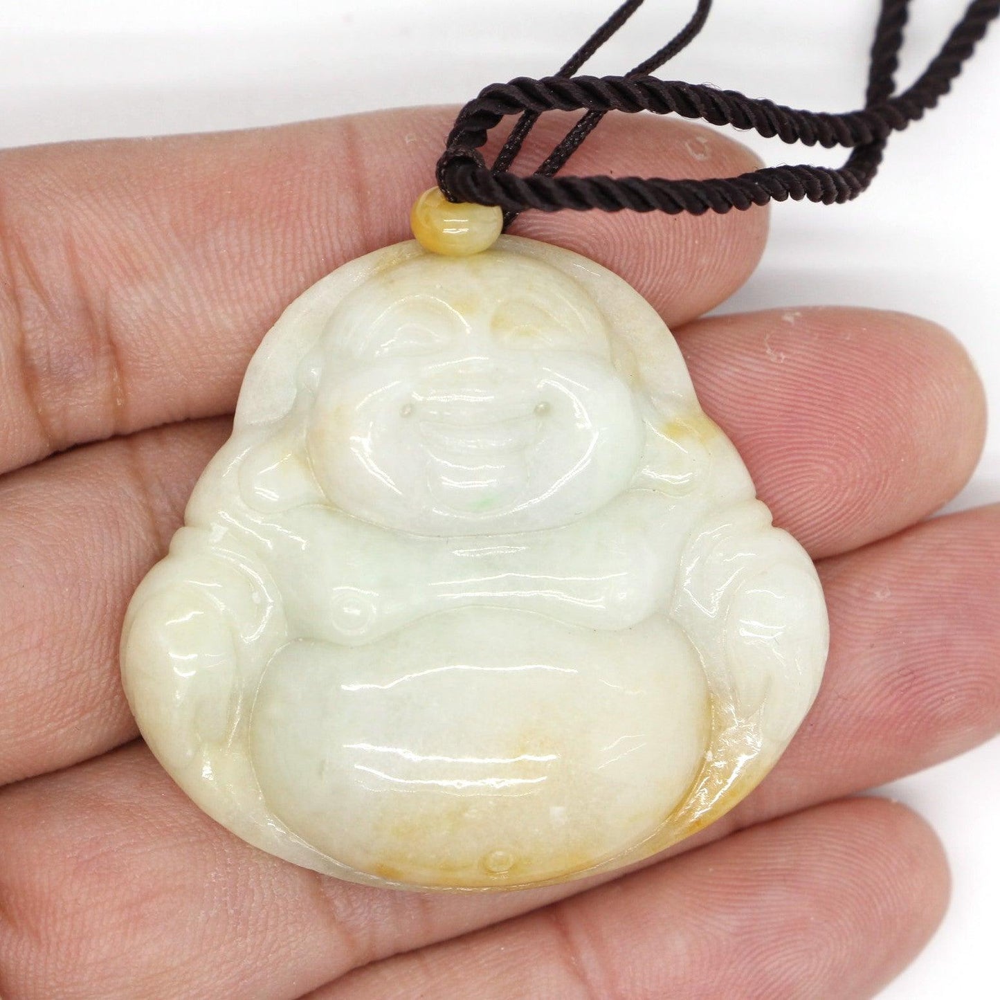 Type A Jadeite Jade Pendants Budai Series p4103s / - Jade-collector.com