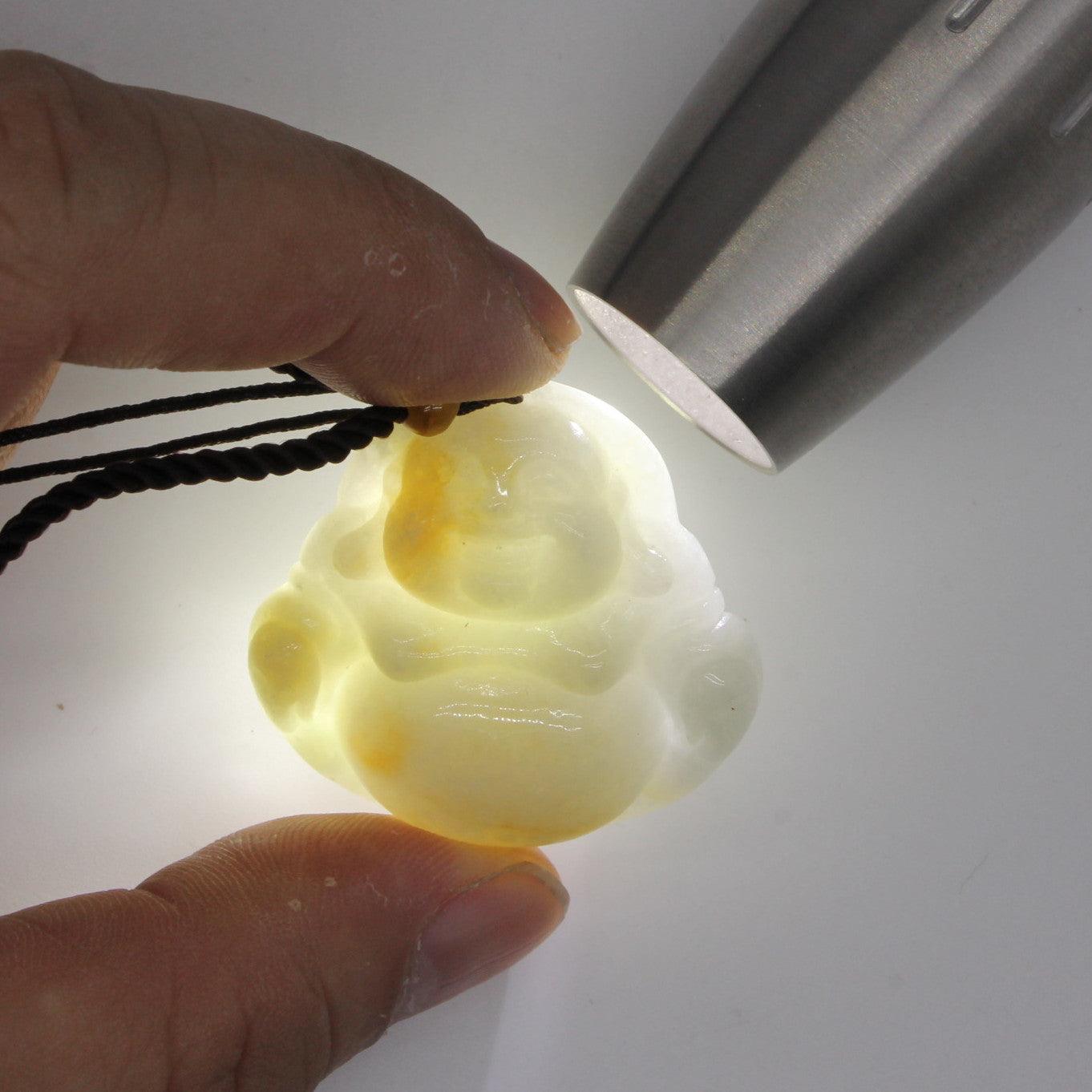 Type A Jadeite Jade Pendants Budai Series p4102s / - Jade-collector.com