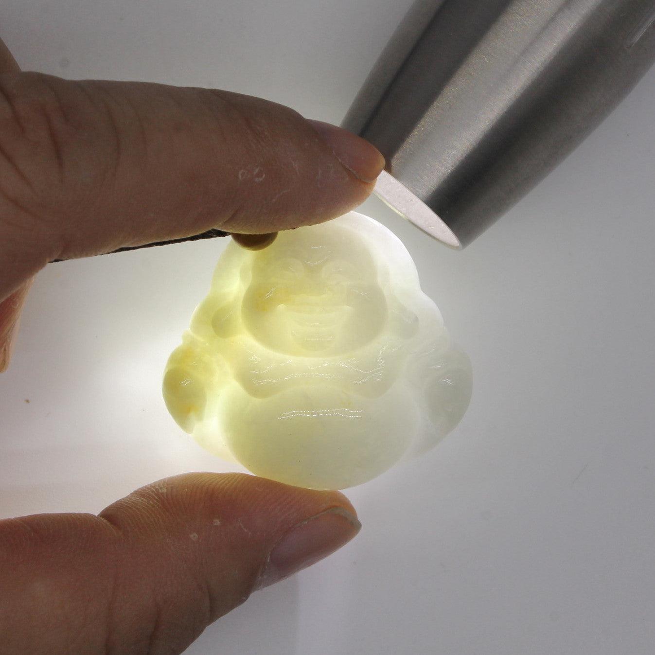 Type A Jadeite Jade Pendants Budai Series p4109s / - Jade-collector.com