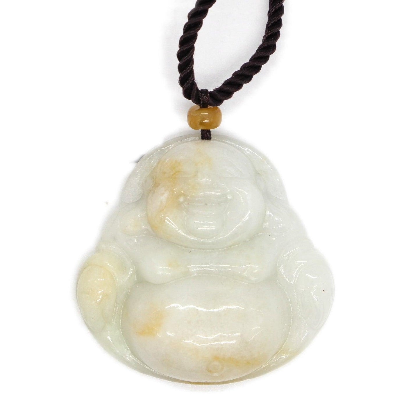 Type A Jadeite Jade Pendants Budai Series p4102s / - Jade-collector.com