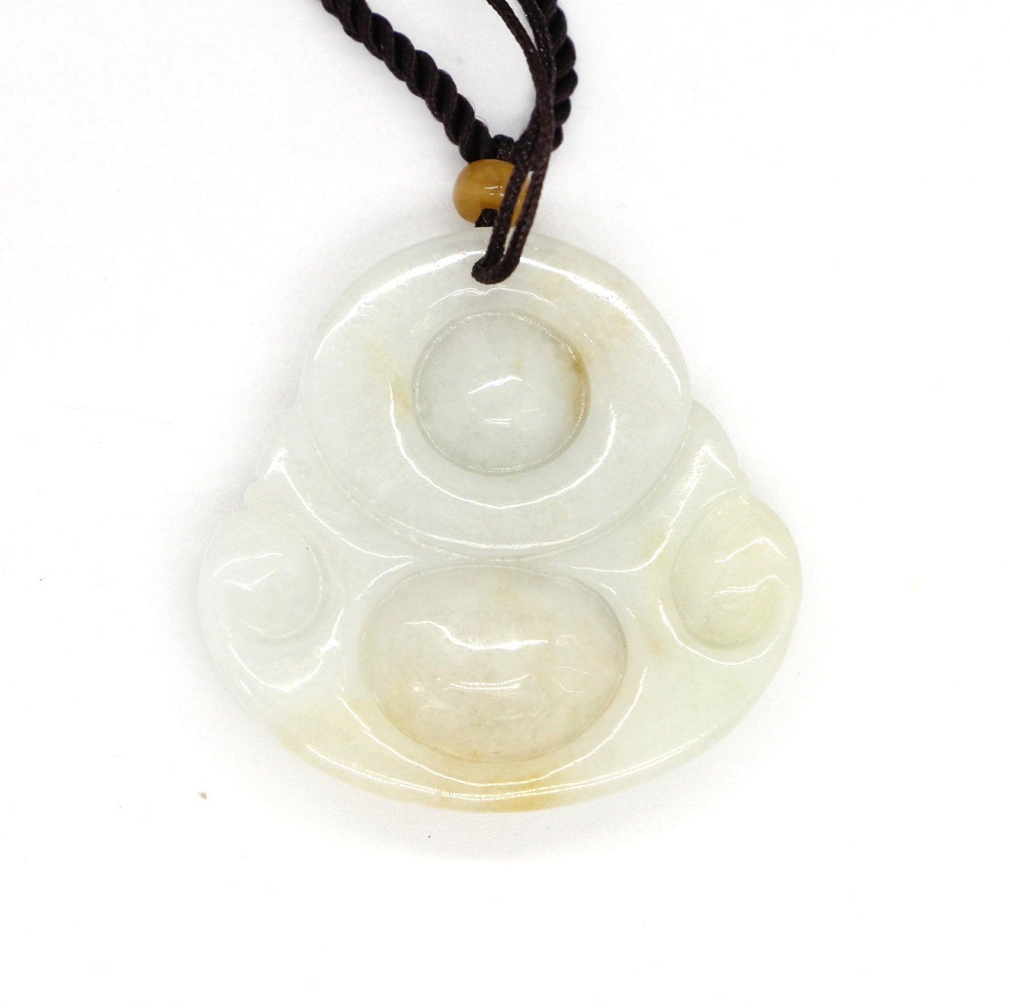 Type A Jadeite Jade Pendants Budai Series p4102s / - Jade-collector.com