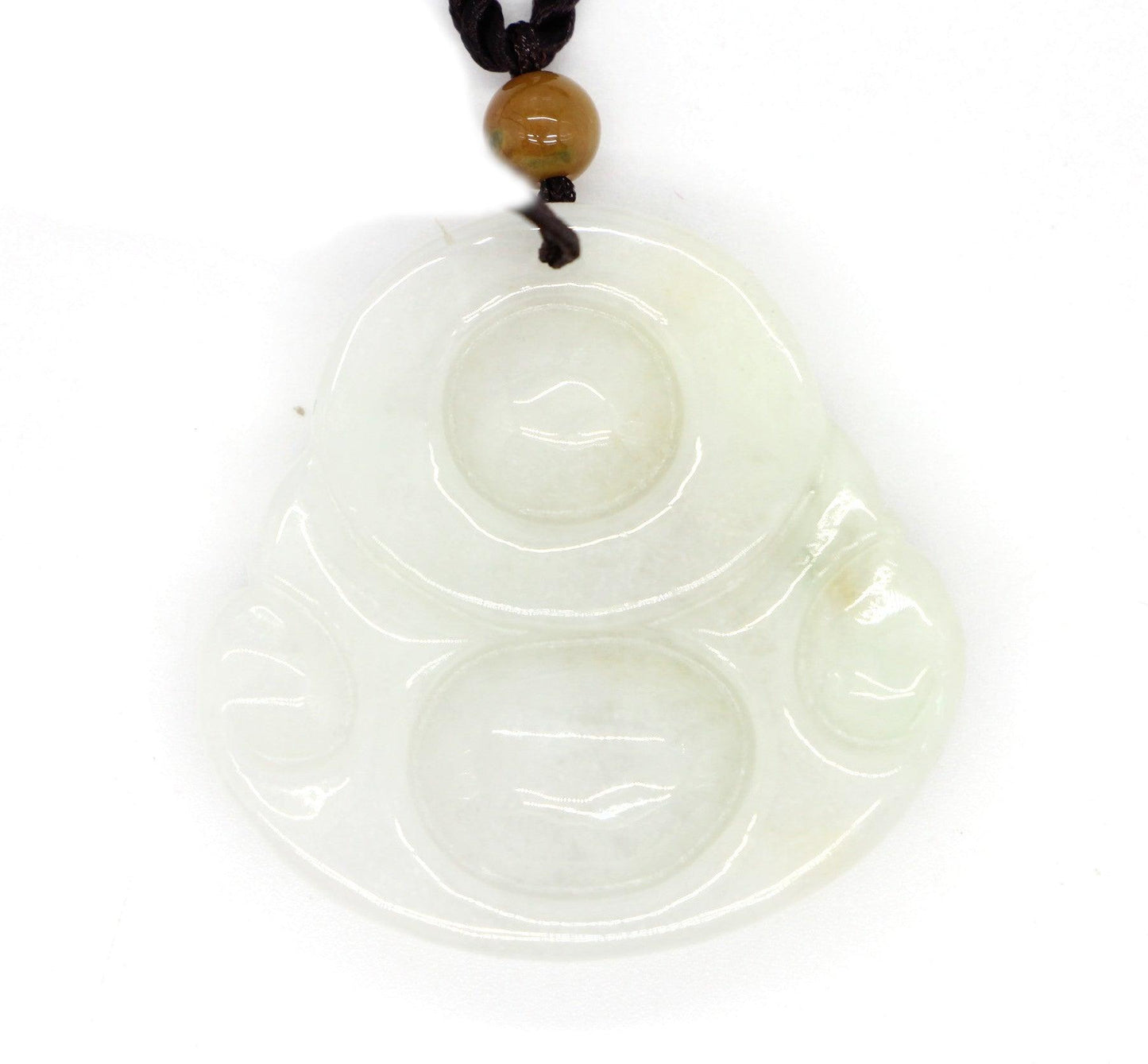 Type A Jadeite Jade Pendants Budai Series p4109s / - Jade-collector.com