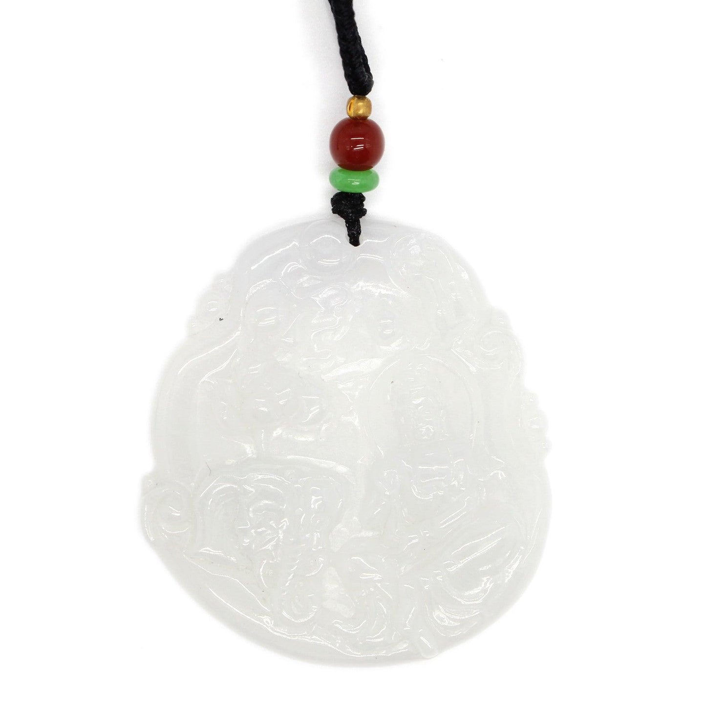 Type A Jadeite Jade Guanyin Pendants Series - Jade-collector.com