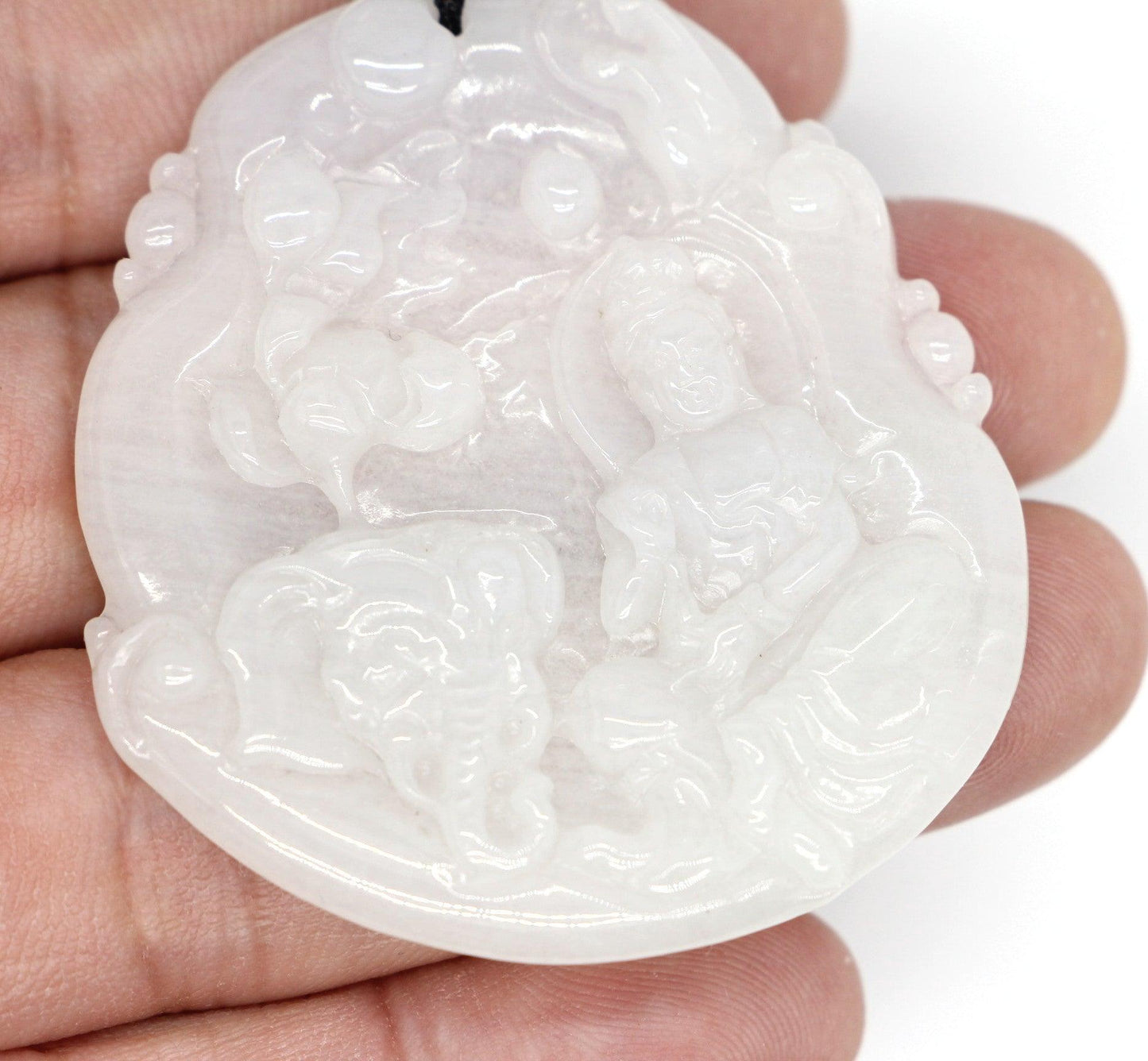 Type A Jadeite Jade Guanyin Pendants Series - Jade-collector.com
