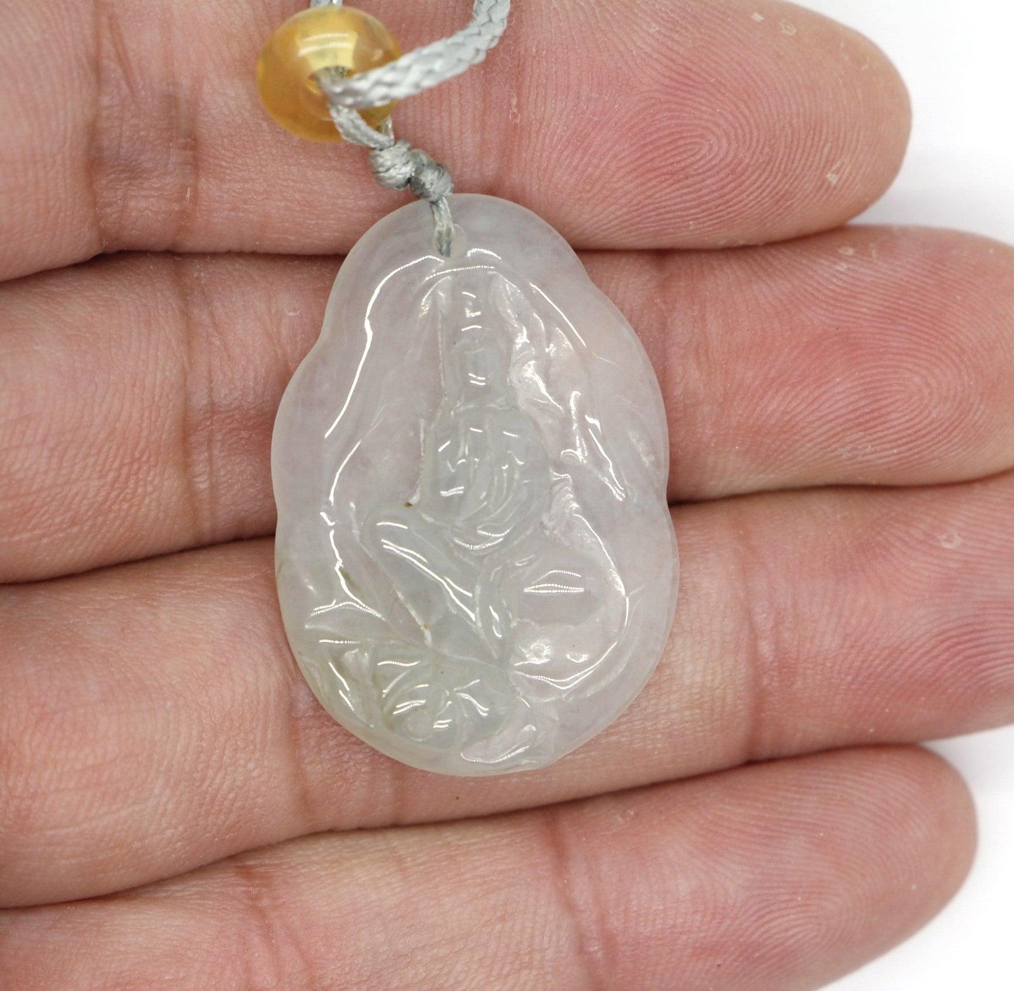 Type A Jadeite Jade Guanyin Pendants Series - Jade-collector.com