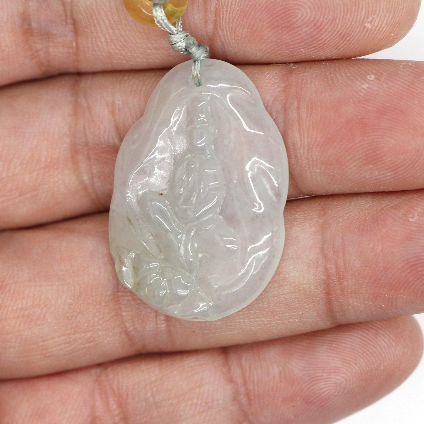 Type A Jadeite Jade Guanyin Pendants Series - Jade-collector.com