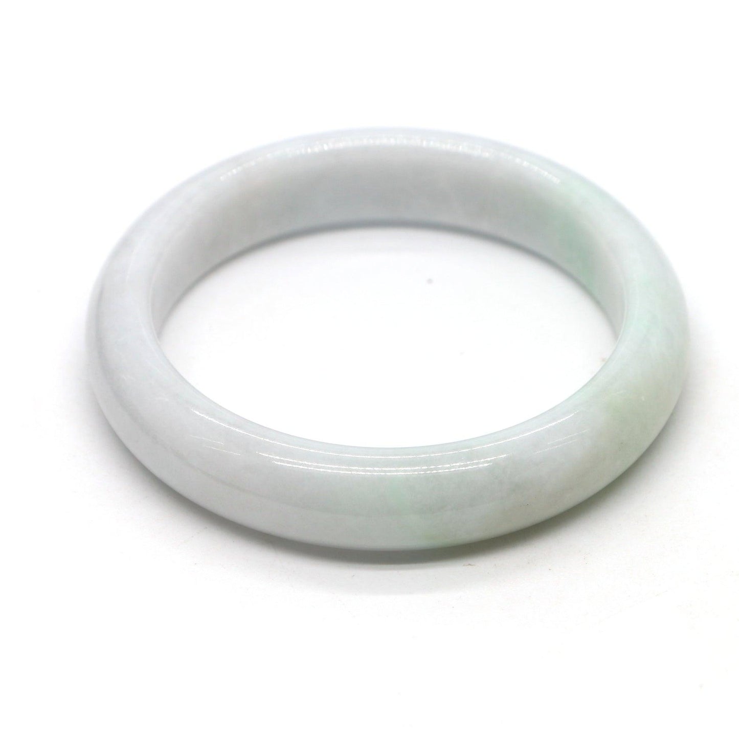 Type A Certified Jadeite Jade Bangle Size 54 -56mm B0BN7817PT - Jade-collector.com