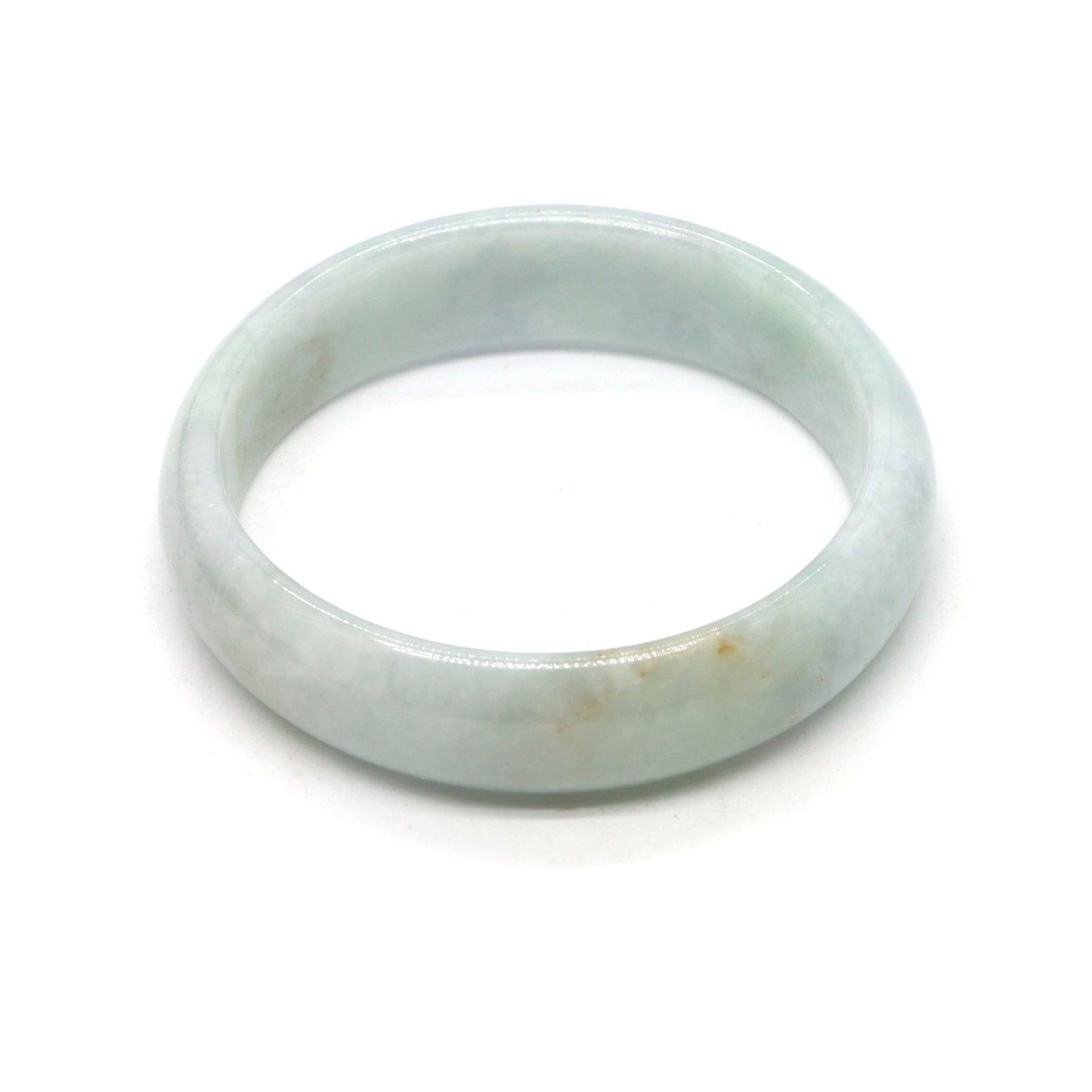 Type A Certified Jadeite Jade Bangle Size 54 -56mm B0BN7H753C - Jade-collector.com