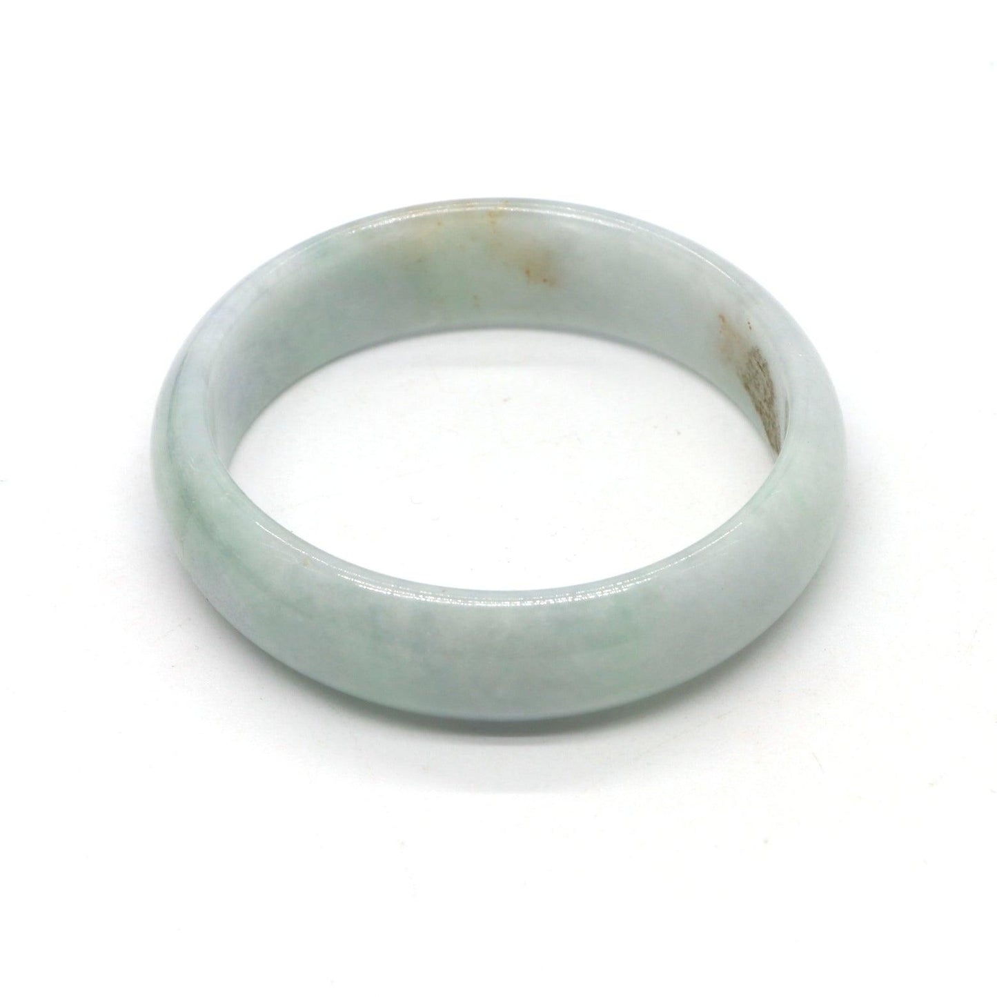 Type A Certified Jadeite Jade Bangle Size 54 -56mm B0BN7H753C - Jade-collector.com