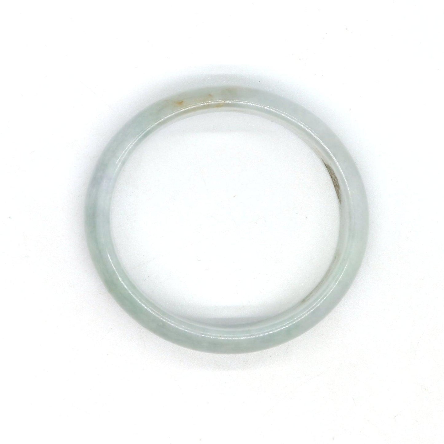 Type A Certified Jadeite Jade Bangle Size 54 -56mm B0BN7H753C - Jade-collector.com
