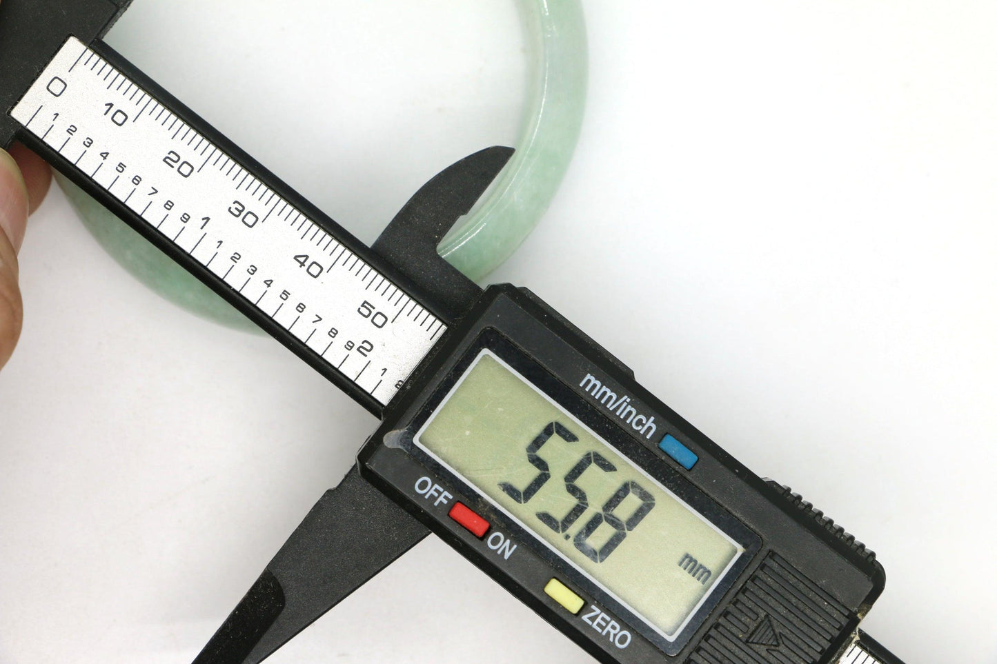 Type A Certified Jadeite Jade Bangle Size 54 -56mm B0BN7JBF56 - Jade-collector.com