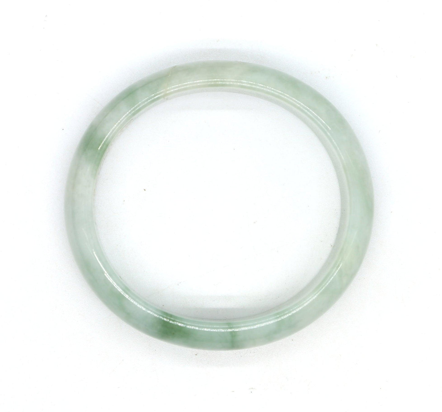 Type A Certified Jadeite Jade Bangle Size 54 -56mm B0BN7FJGV4 - Jade-collector.com