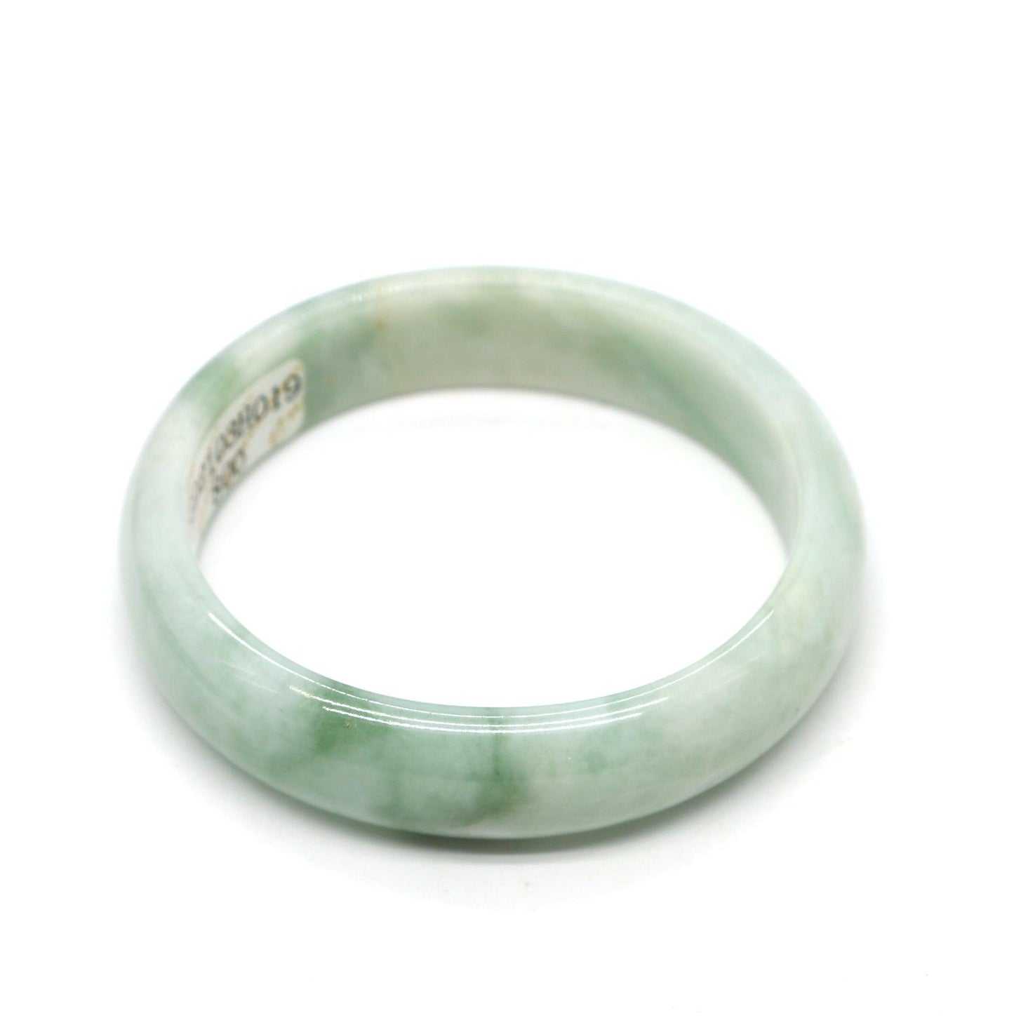Type A Certified Jadeite Jade Bangle Size 54 -56mm B0BN7FJGV4 - Jade-collector.com