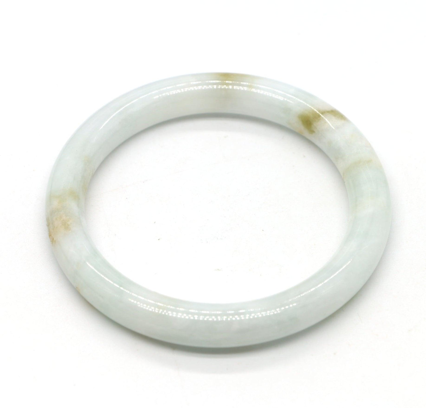 Type A Certified Jadeite Jade Bangle Size 54 -56mm B0BN7G1LCK - Jade-collector.com