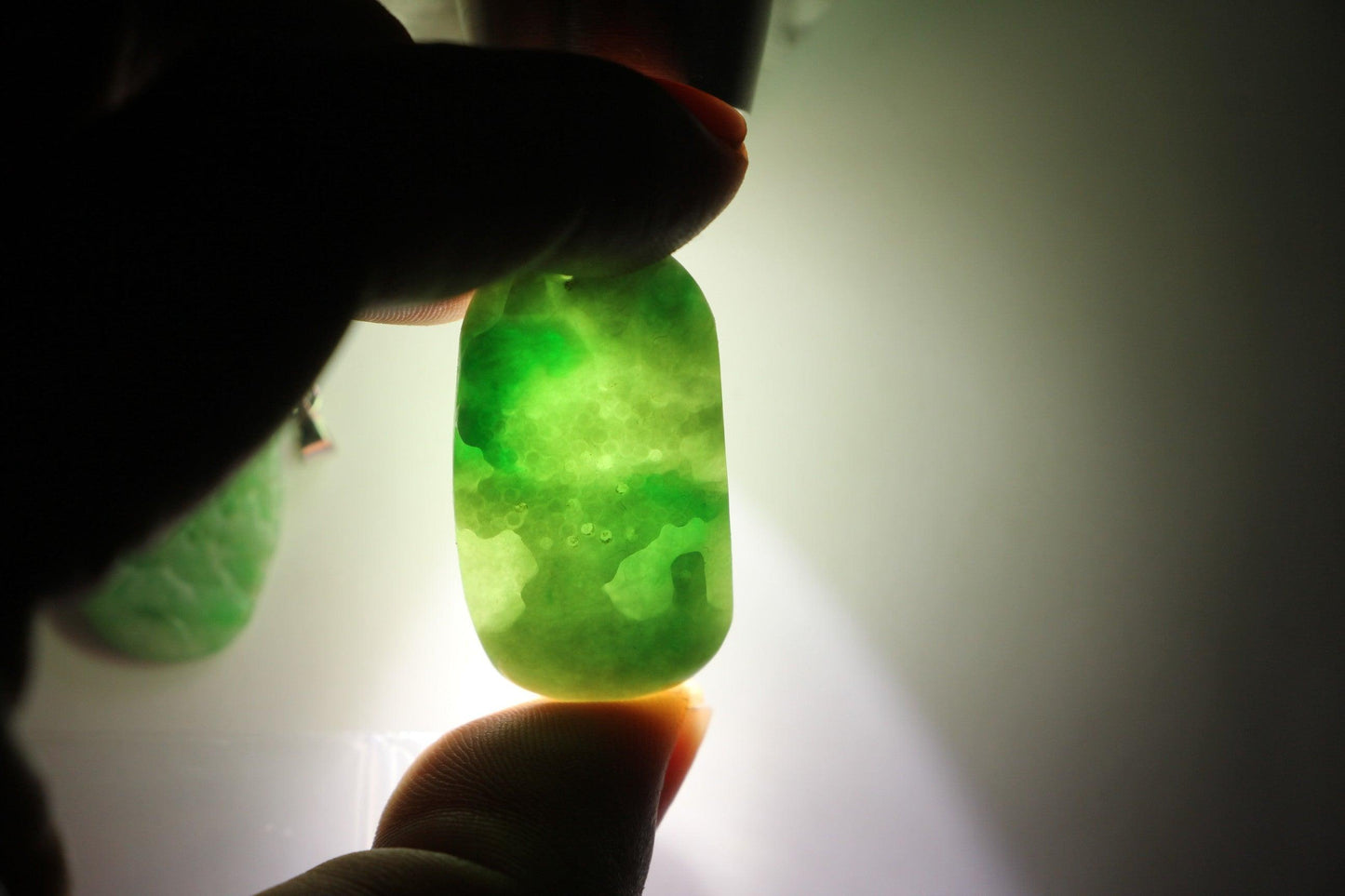 Type A Jadeite Jade Pendants Mini Landscape Series B0BLLJJRCW - Jade-collector.com