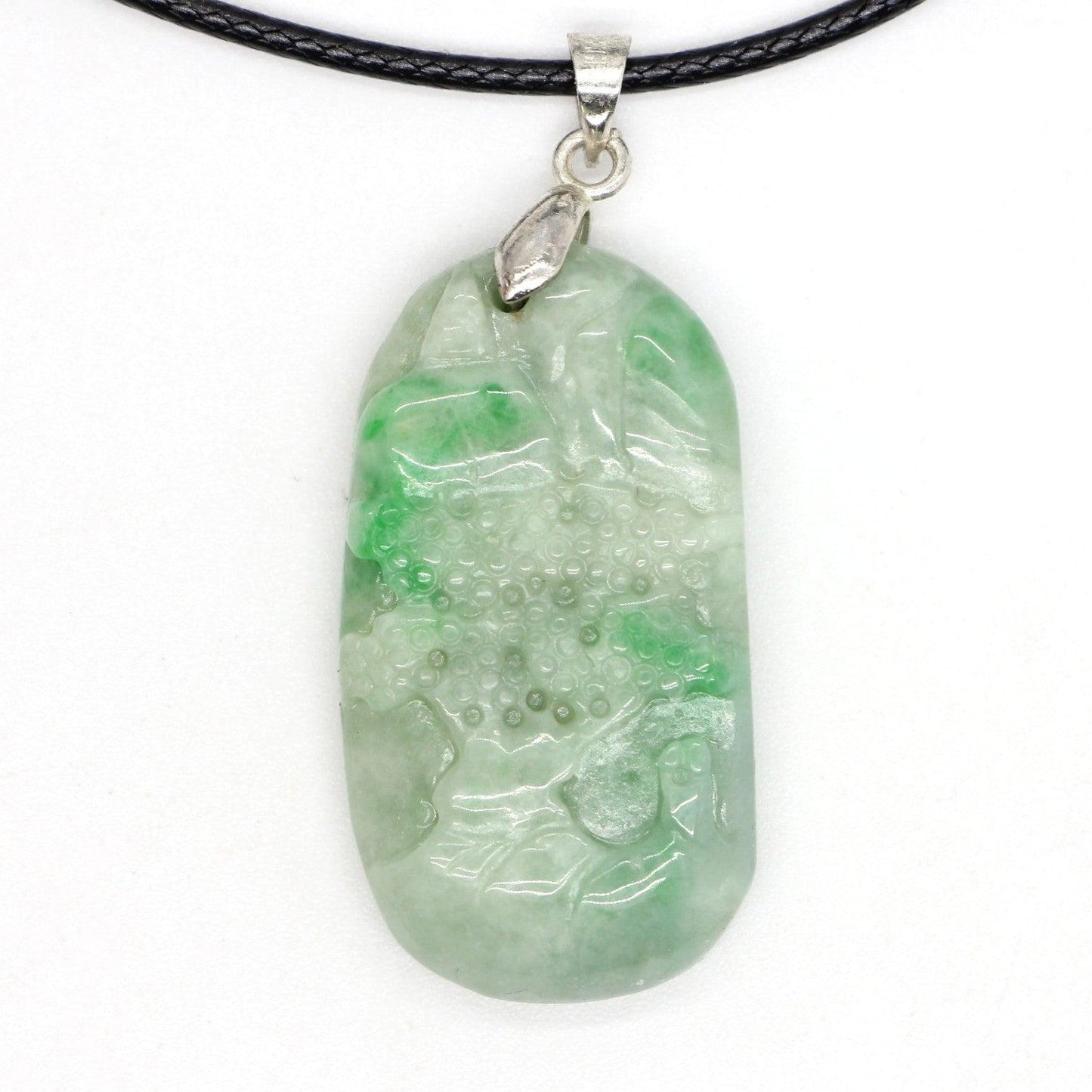 Type A Jadeite Jade Pendants Mini Landscape Series B0BLLJJRCW - Jade-collector.com