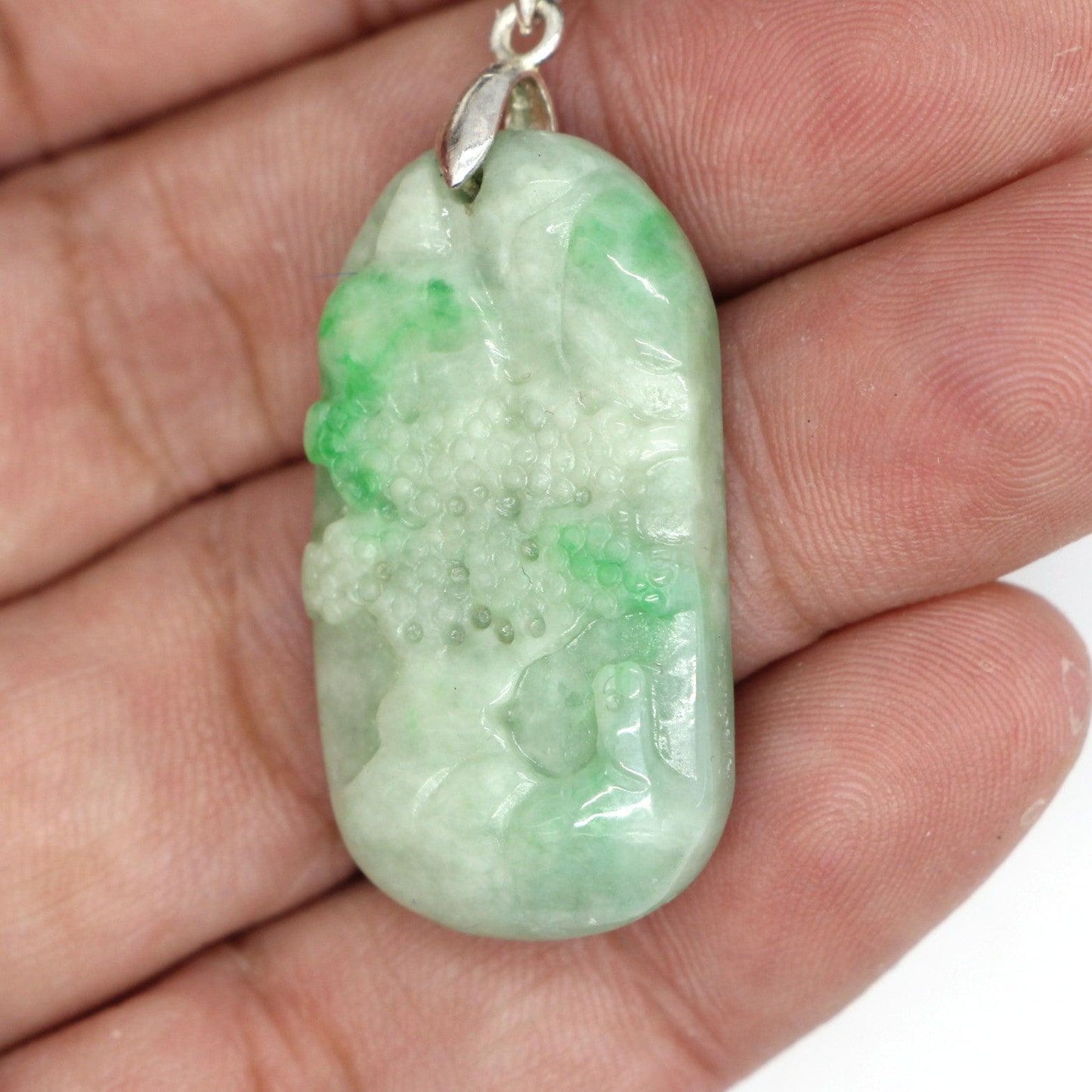 Type A Jadeite Jade Pendants Mini Landscape Series B0BLLJJRCW - Jade-collector.com