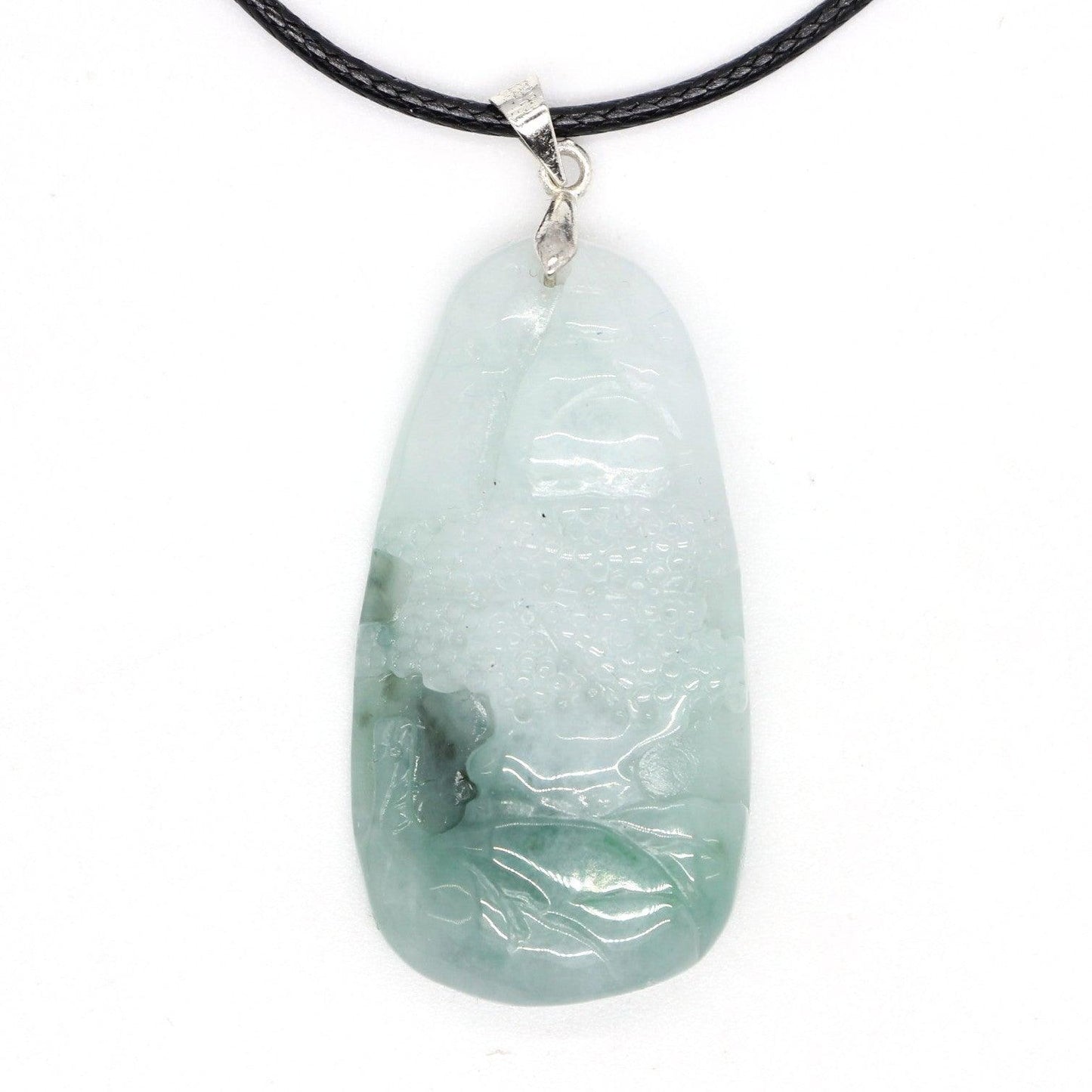 Type A Jadeite Jade Pendants Mini Landscape Series B0BLLK65N1 - Jade-collector.com
