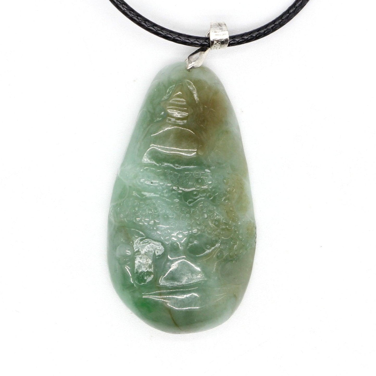 Type A Jadeite Jade Pendants Mini Landscape Series B0BLLGYSHR - Jade-collector.com