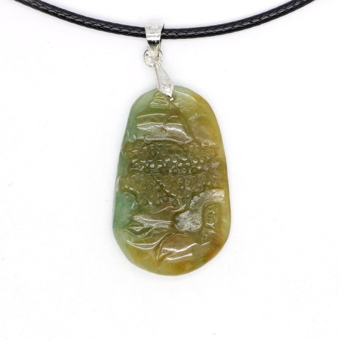 Type A Jadeite Jade Pendants Mini Landscape Series B0BM8561KR - Jade-collector.com