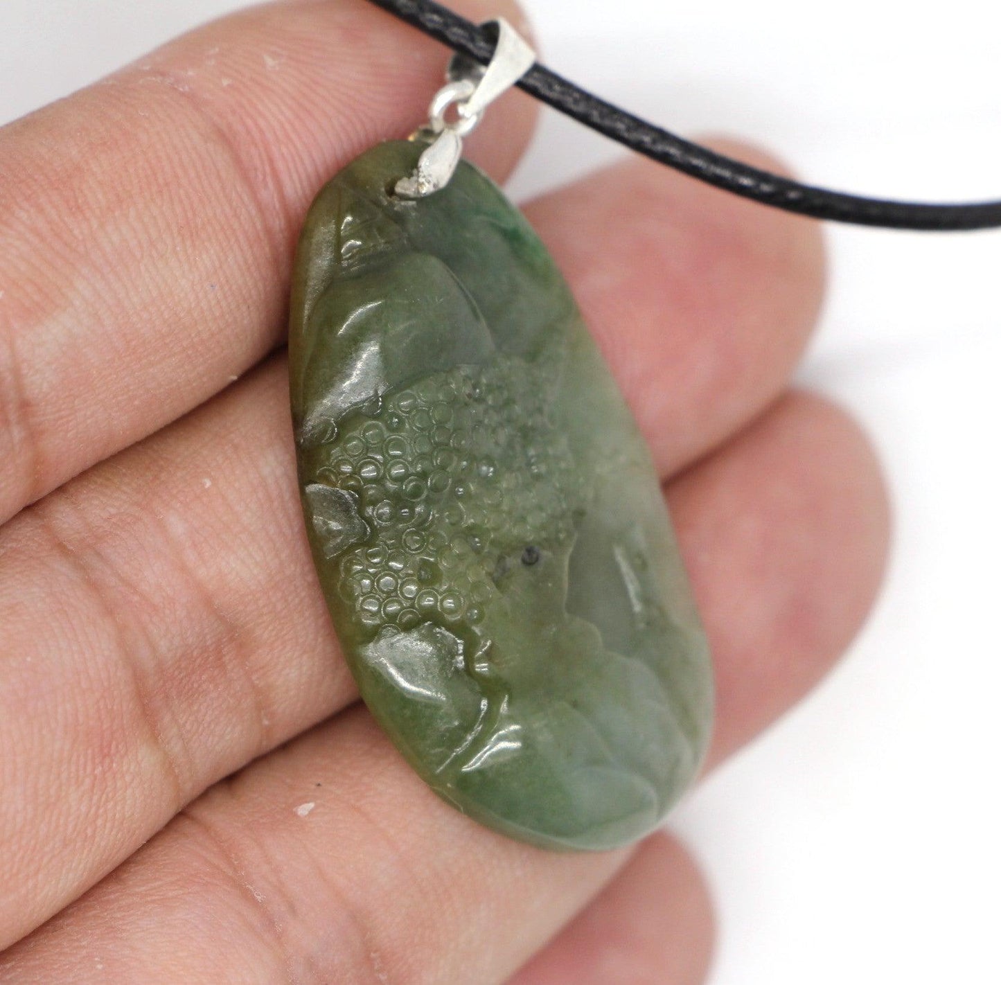 Type A Jadeite Jade Pendants Mini Landscape Series B0BLRQH8WQ - Jade-collector.com