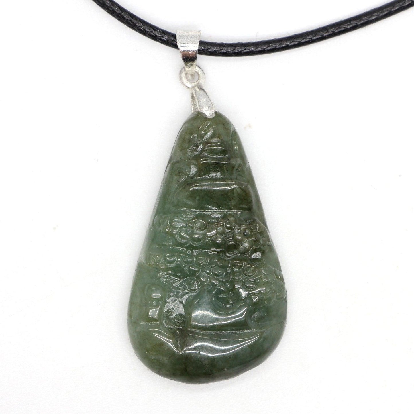 Type A Jadeite Jade Pendants Mini Landscape Series B0BLQL95KL - Jade-collector.com
