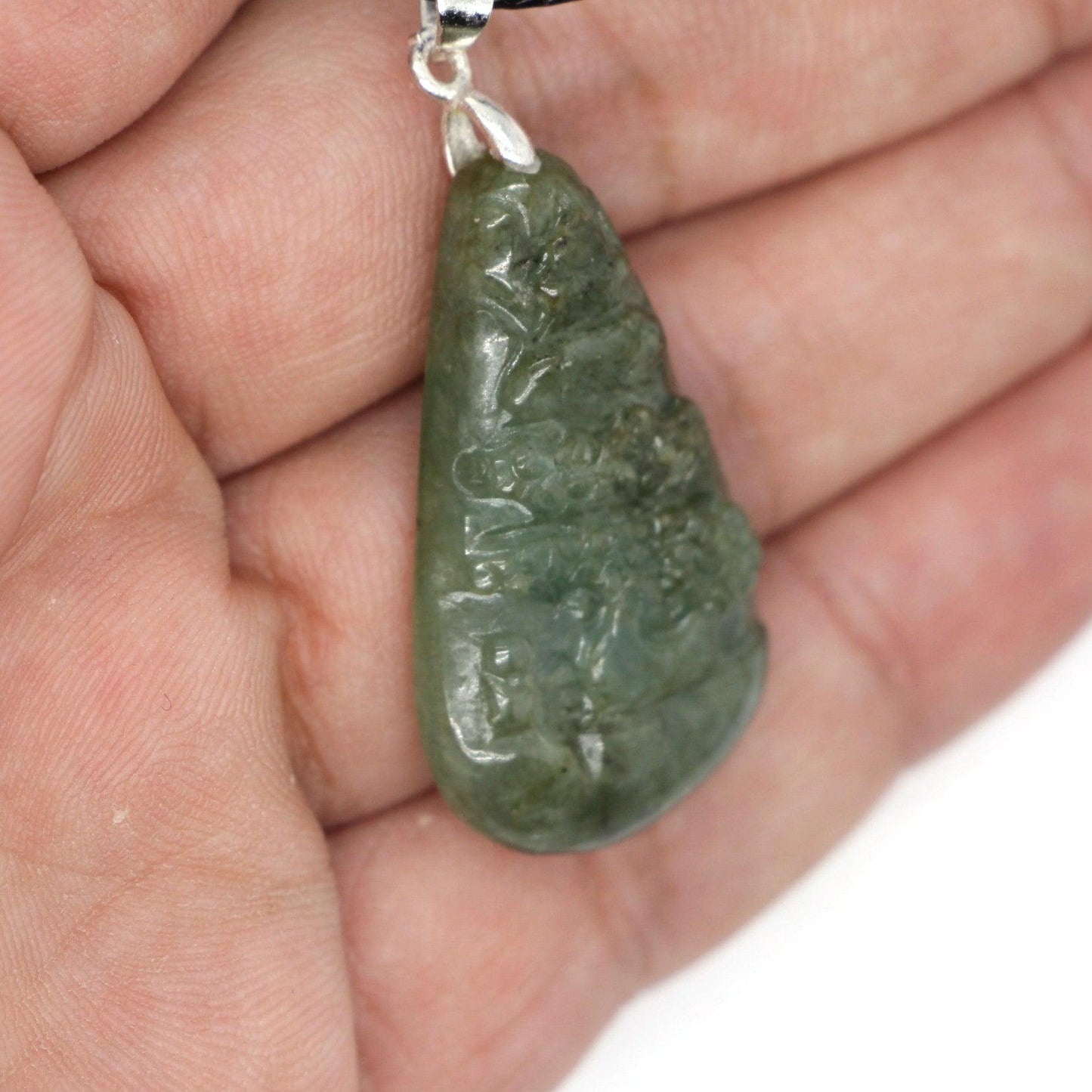 Type A Jadeite Jade Pendants Mini Landscape Series B0BLQL95KL - Jade-collector.com