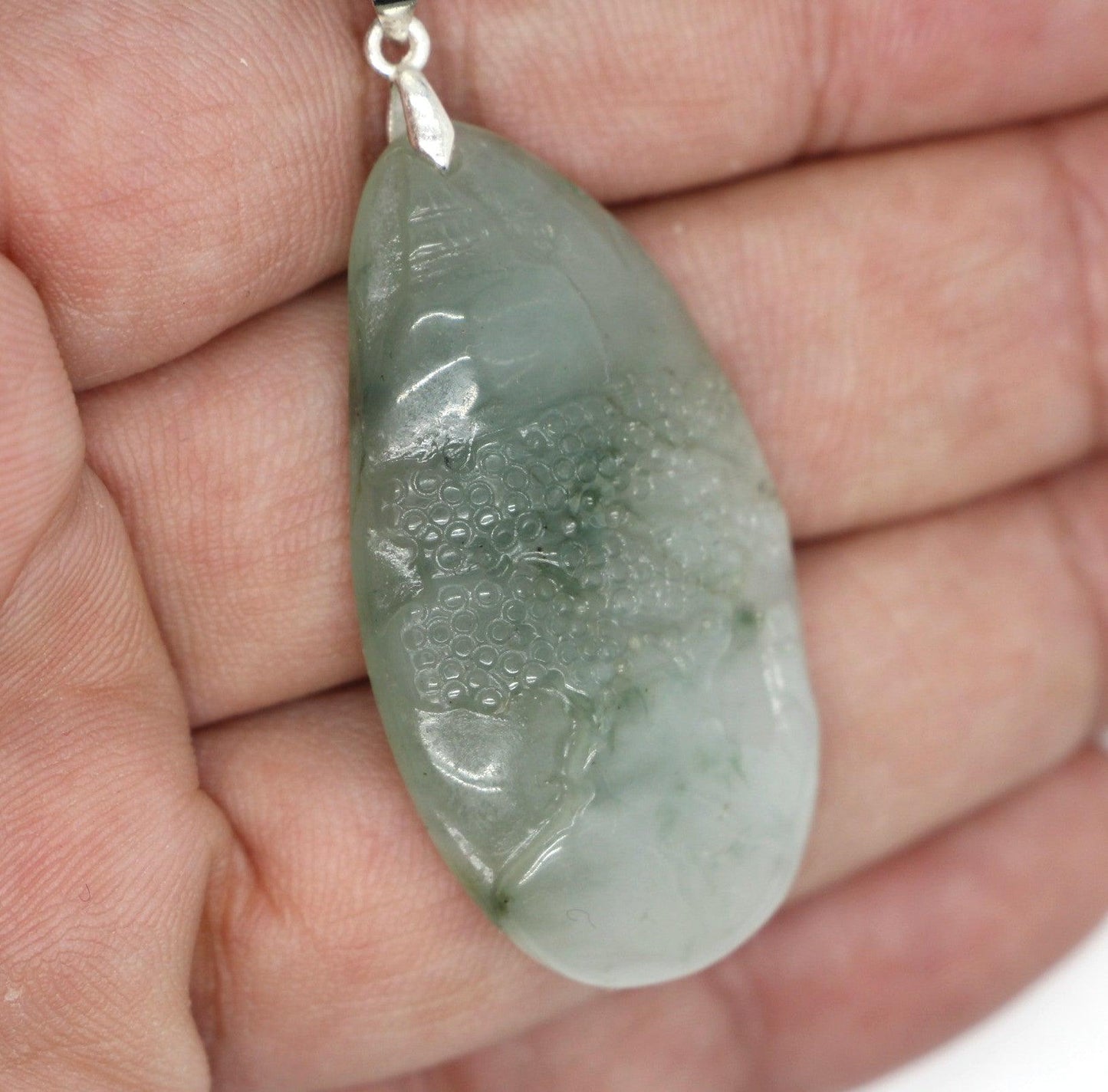 Type A Jadeite Jade Pendants Mini Landscape Series B0BLS6S8V8 - Jade-collector.com