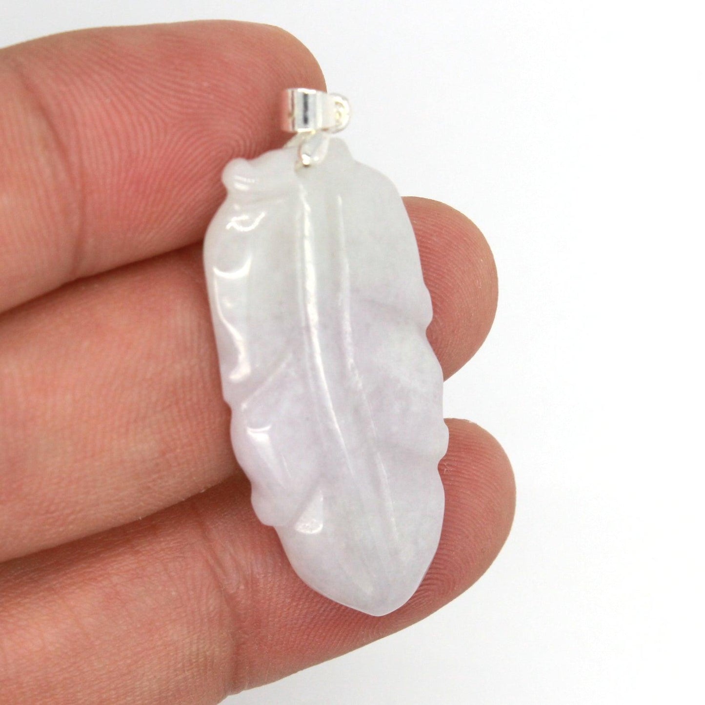 Type A Jadeite Jade Leaf Pendant Series (Fullfill USA only) B08Q7XGLZR - Jade-collector.com