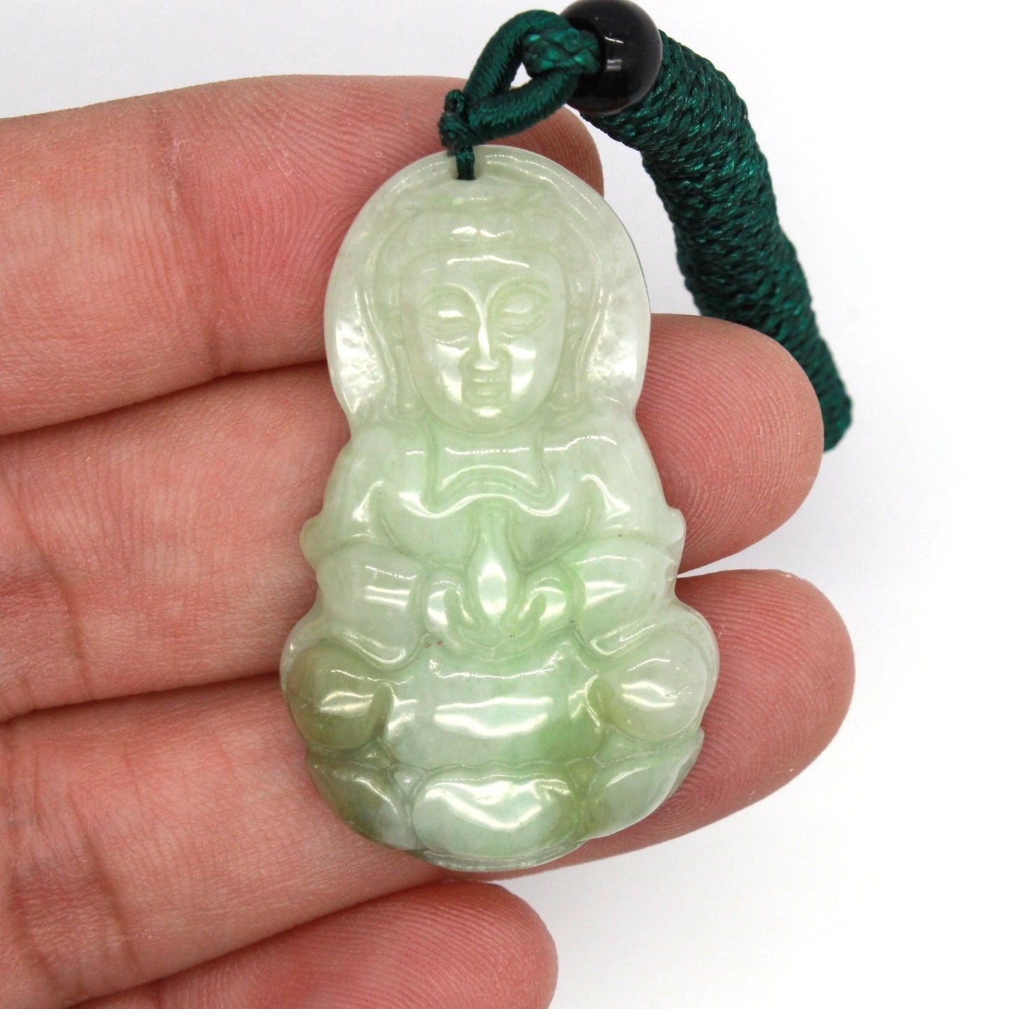 Type A Jadeite Jade Pendants Guanyin Series (Fullfill USA only) B08Q7S35YF - Jade-collector.com