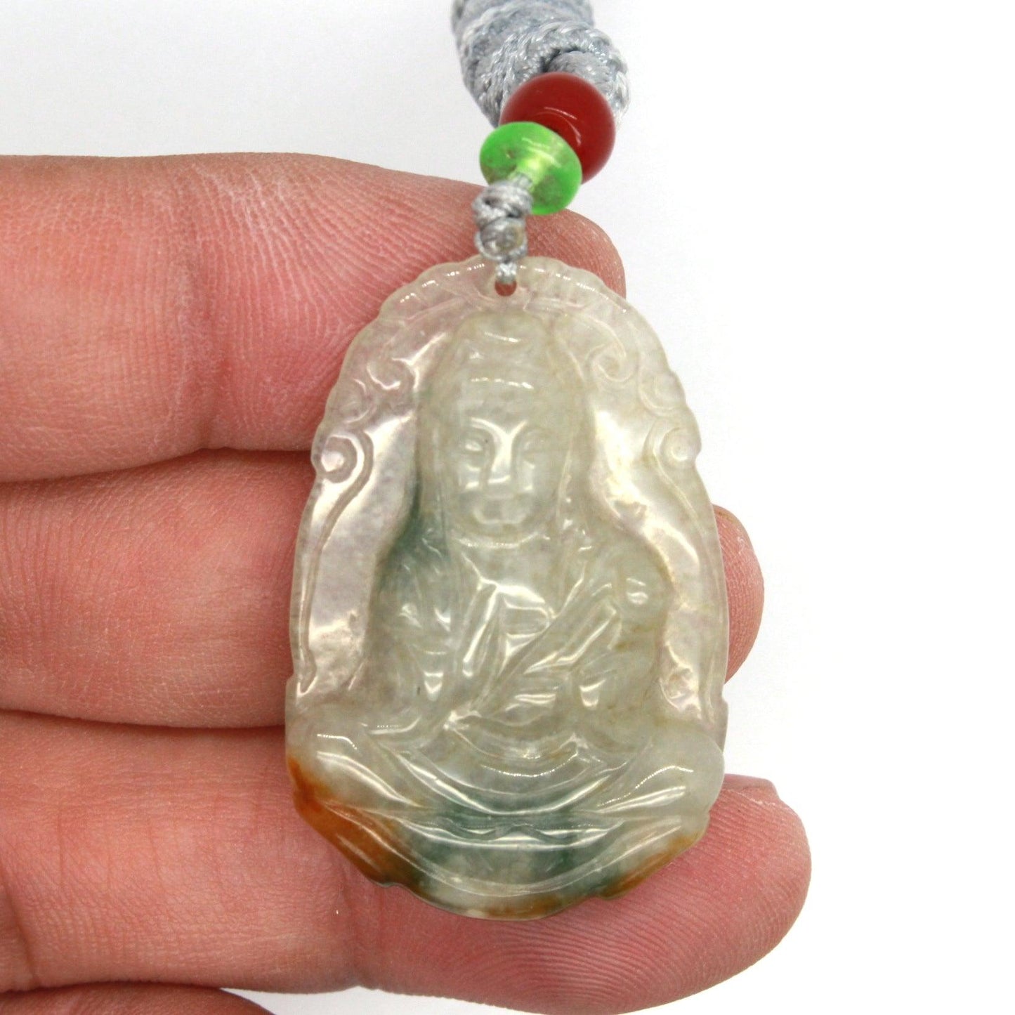 Type A Jadeite Jade Pendants Guanyin Series (Fullfill USA only) B08Q7S7MY2 - Jade-collector.com