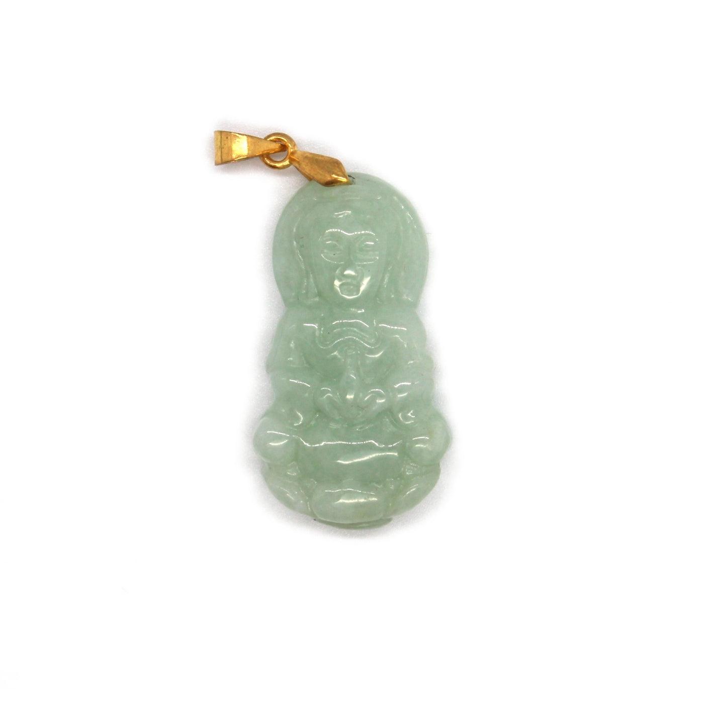 Type A Jadeite Jade Guanyin Pendants Series - Jade-collector.com