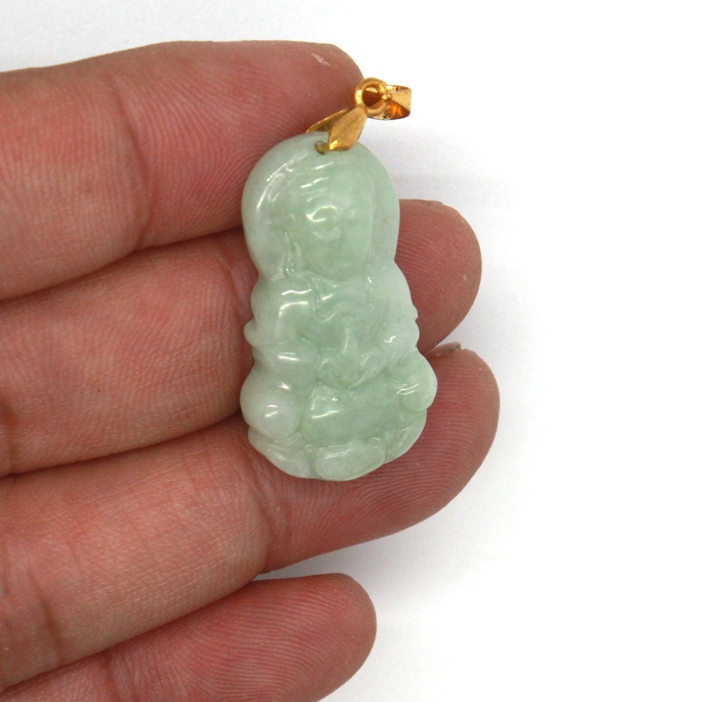 Type A Jadeite Jade Guanyin Pendants Series - Jade-collector.com