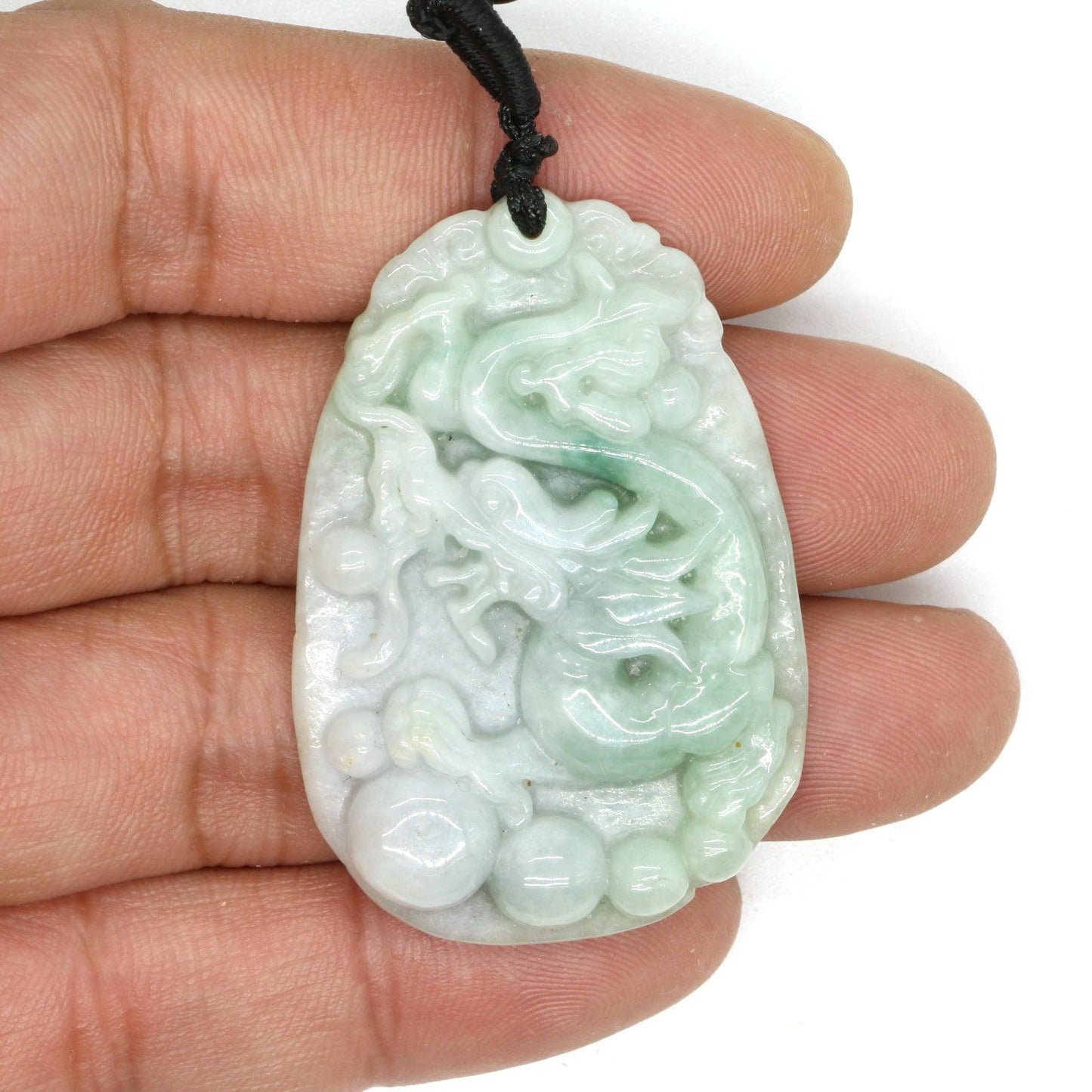 Type A Jadeite Jade Pendants Dragon Series pe10160 - Jade-collector.com