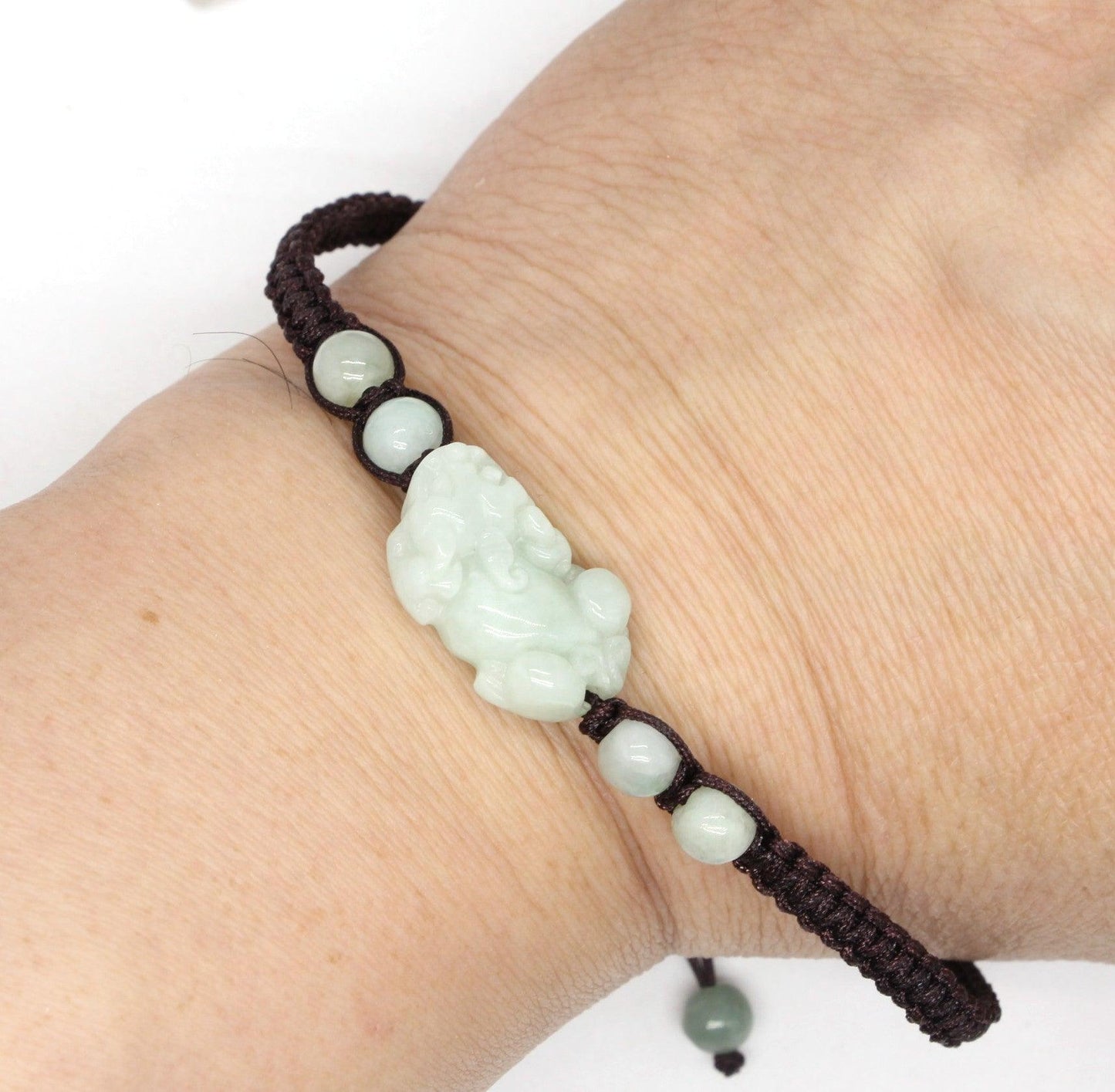 Type A Jadeite Jade Piziu Bracelet Series BR20001 - Jade-collector.com
