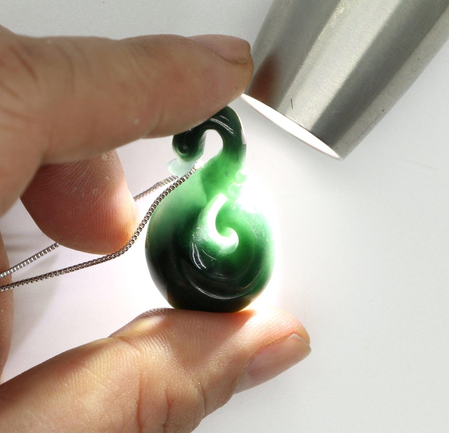 Type A Jadeite Jade Pendants Gaget Series Swan Pendant - Jade-collector.com