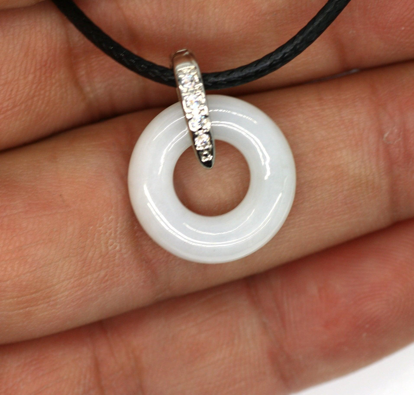 Type A Jadeite Jade Pendants Mini Disc Series - Jade-collector.com