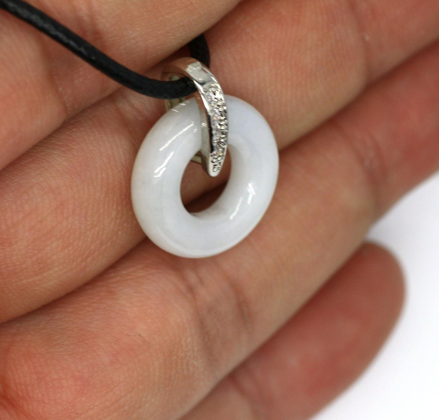 Type A Jadeite Jade Pendants Mini Disc Series - Jade-collector.com