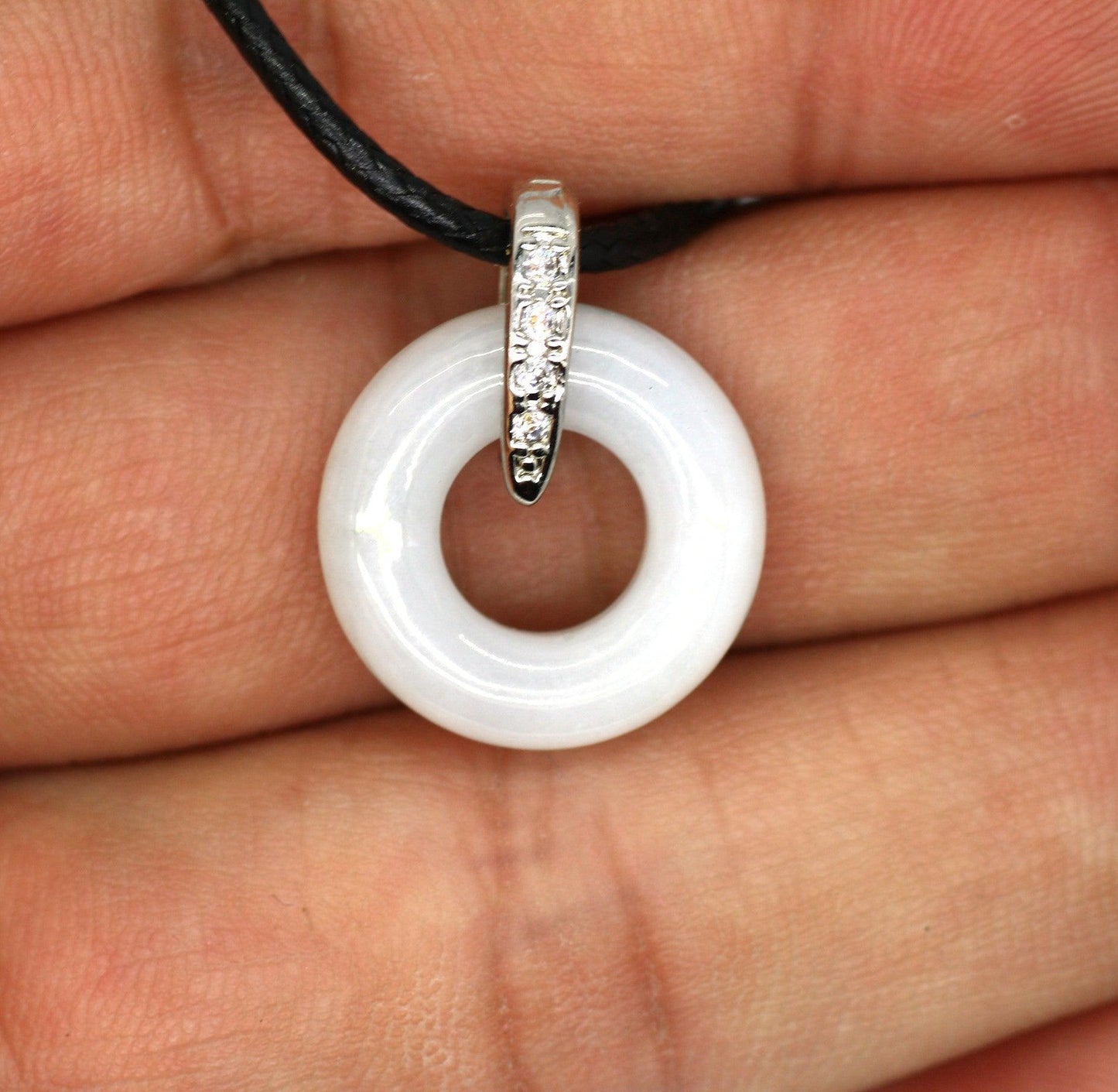 Type A Jadeite Jade Pendants Mini Disc Series - Jade-collector.com