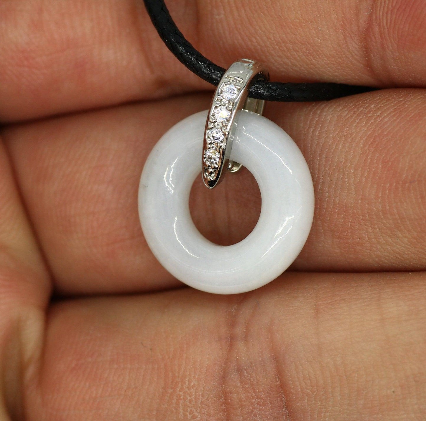 Type A Jadeite Jade Pendants Mini Disc Series - Jade-collector.com