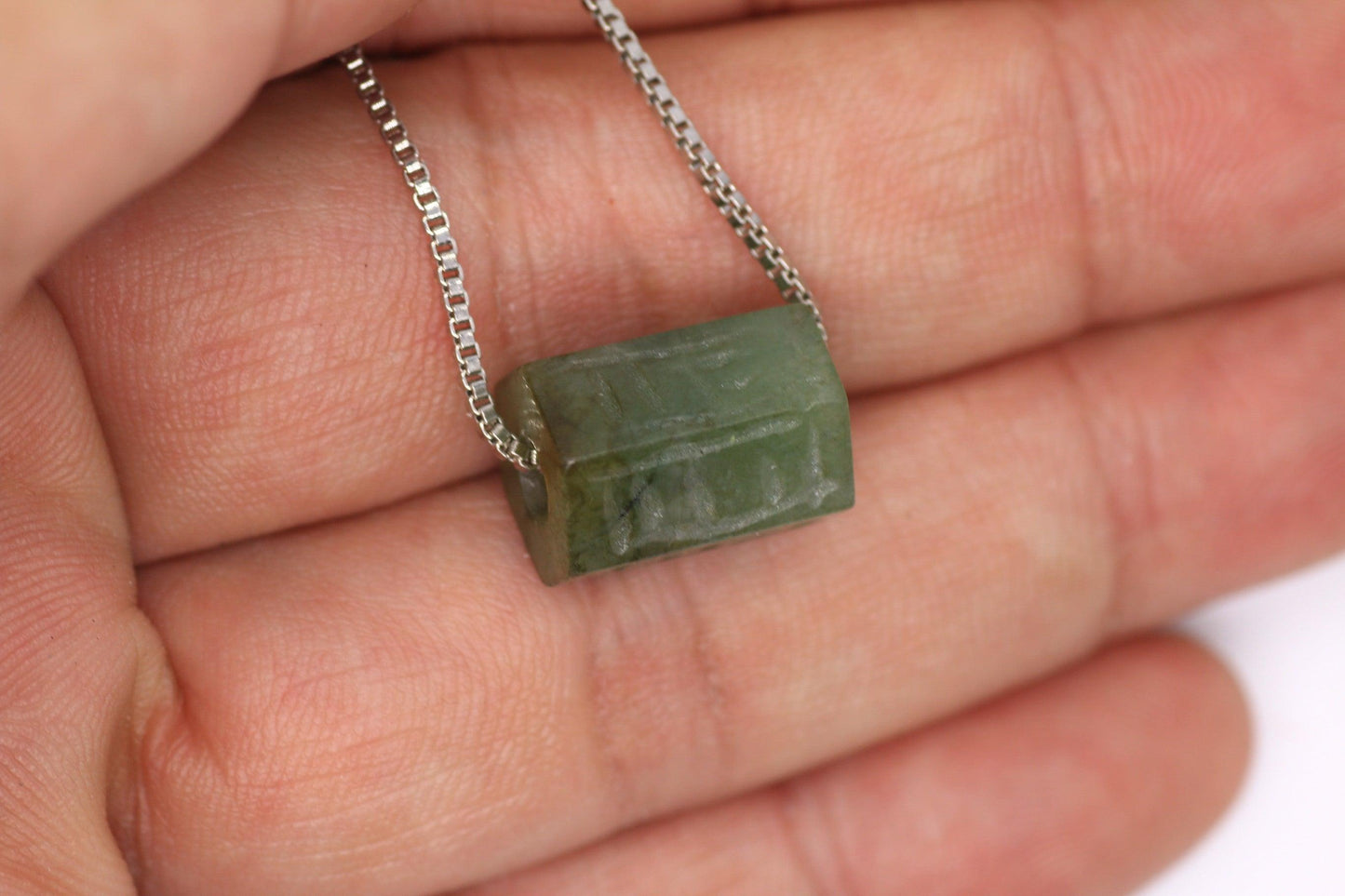 Type A Jadeite Jade Om mani padme hum Pendant Series - Jade-collector.com