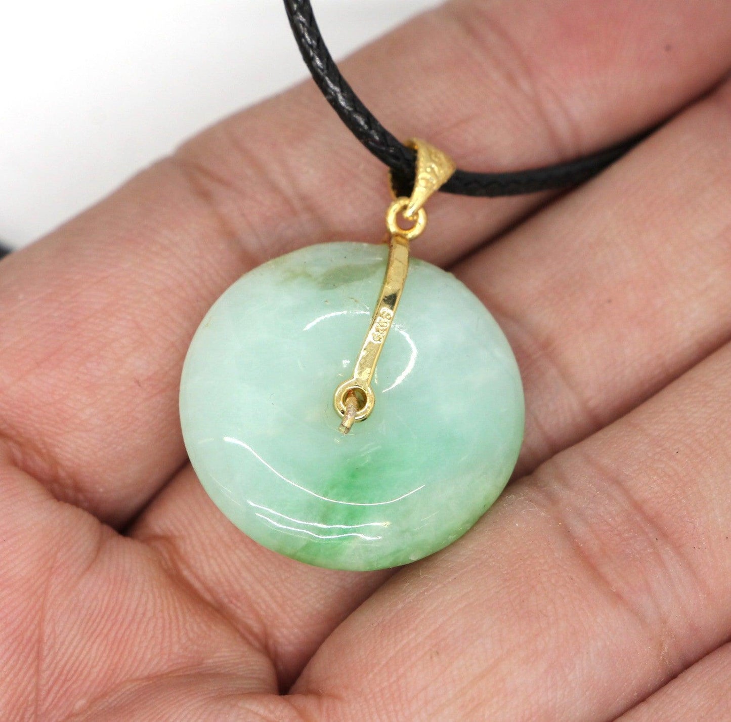 Type A Jadeite Jade Pendants Disc Series - Jade-collector.com