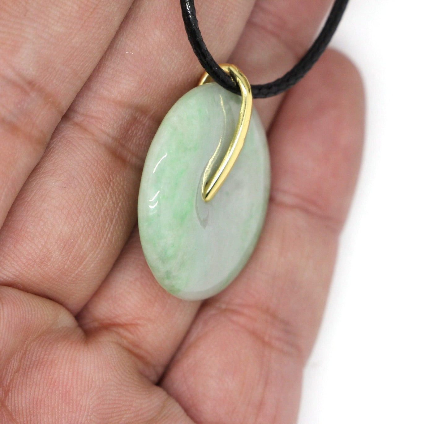 Type A Jadeite Jade Pendants Disc Series - Jade-collector.com