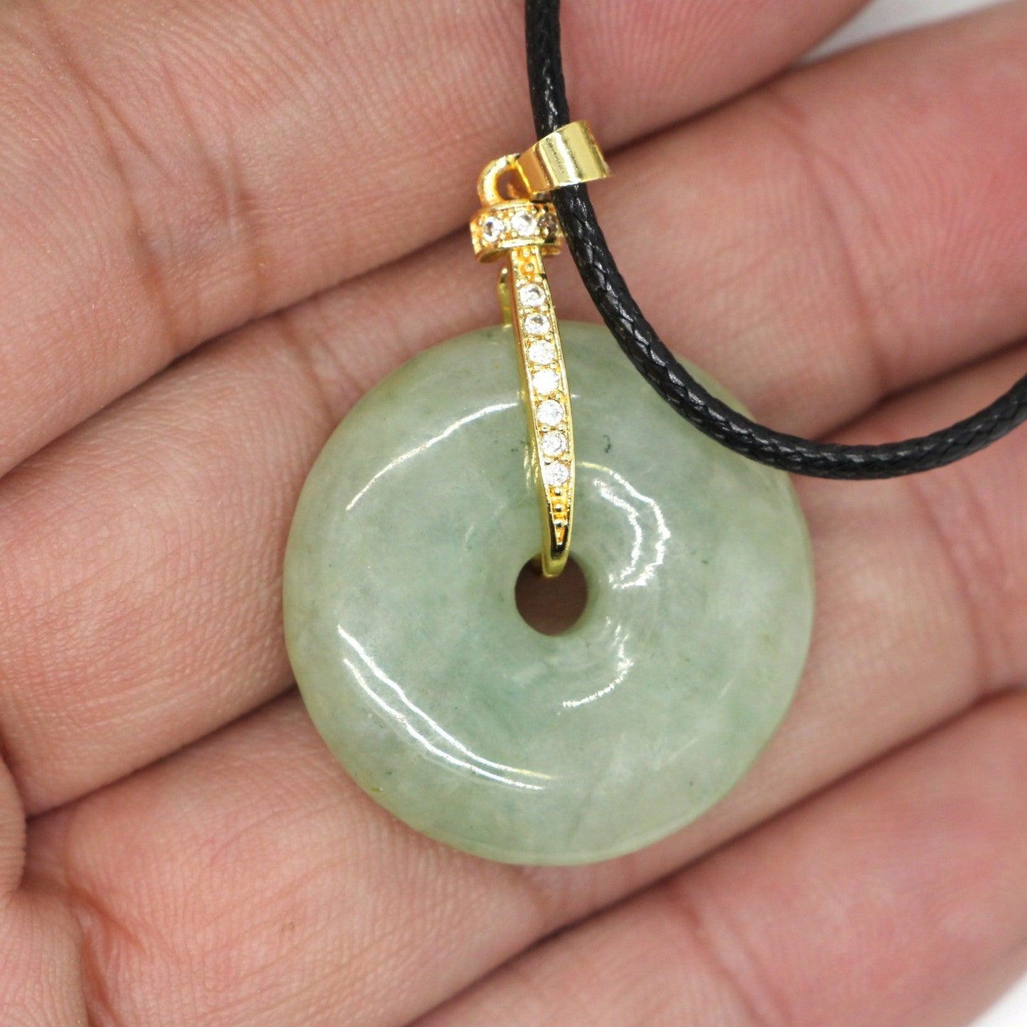 Type A Jadeite Jade Pendants Disc Series - Jade-collector.com