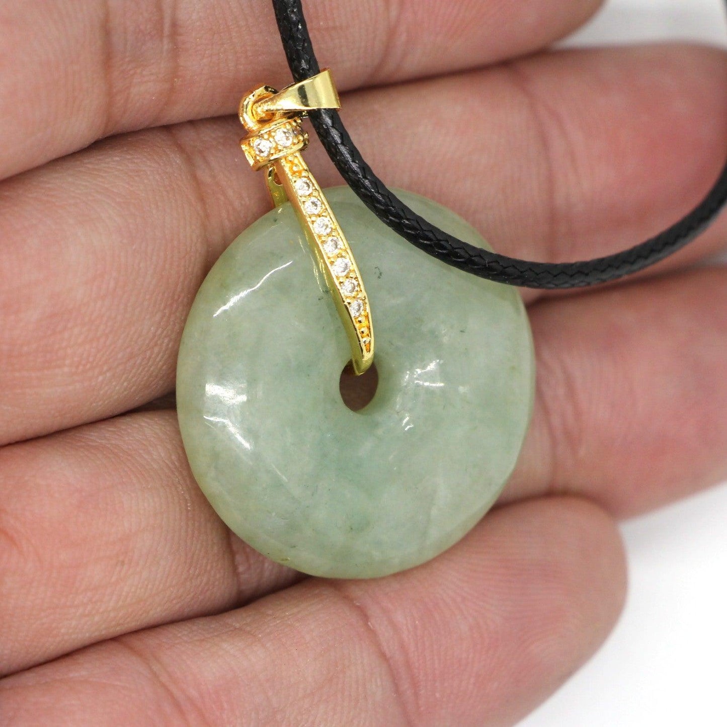 Type A Jadeite Jade Pendants Disc Series - Jade-collector.com